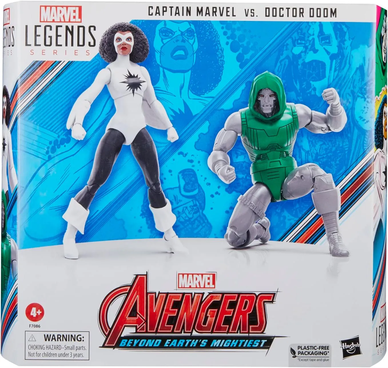 Captain Marvel & Doctor Doom | Marvel Legends Avengers: Beyond Earth's Mightest - Image 3
