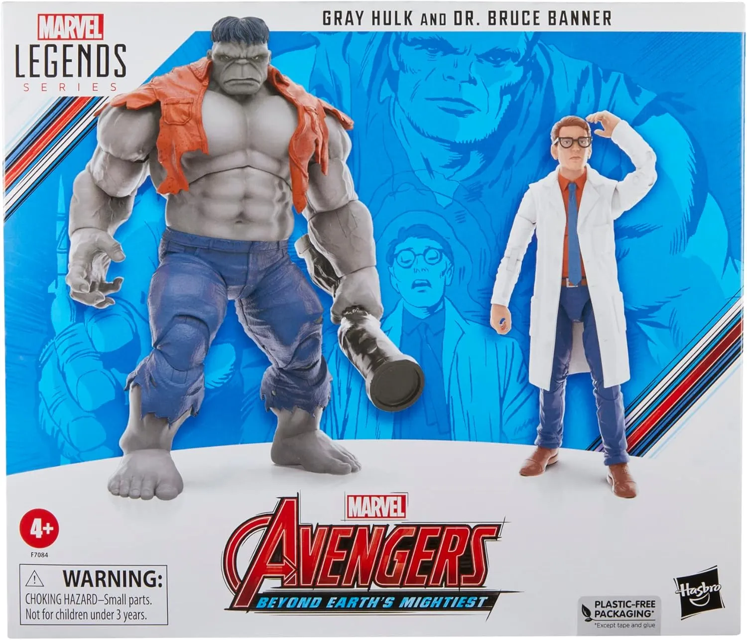 Gray Hulk & Dr. Bruce Banner | Marvel Legends Avengers: Beyond Earth's Mightest - Image 2