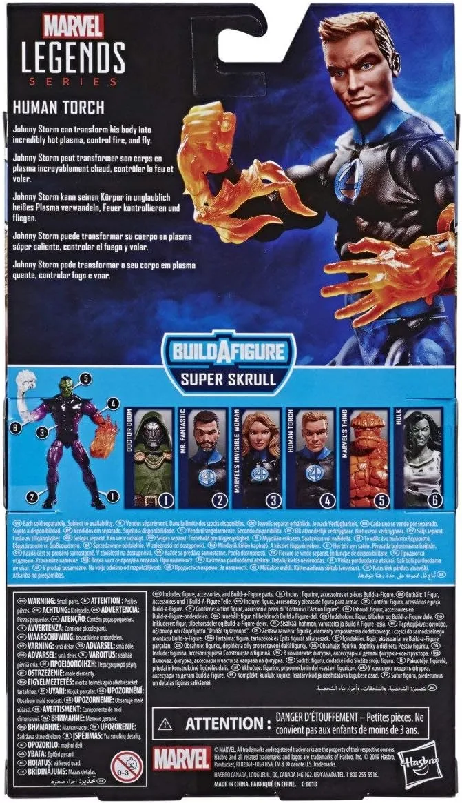 Human Torch (Antorcha Humana) | Marvel Legends Fantastic Four Build-A-Figure - Image 2