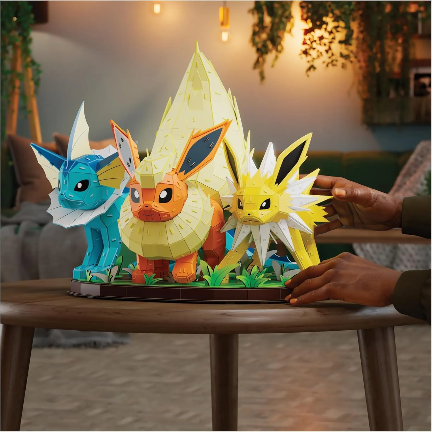 Vaporeon, Flareon & Jolteon 3D Model Kit (612 piezas) - 4D Build - Image 7
