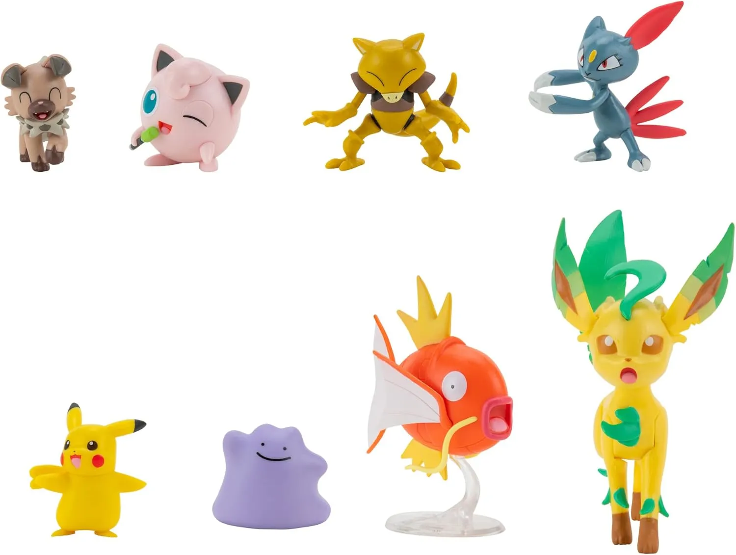 Magikarp, Leafeon y más | Jazwares Pack 8 Figuras de Batalla Pokémon - Image 2