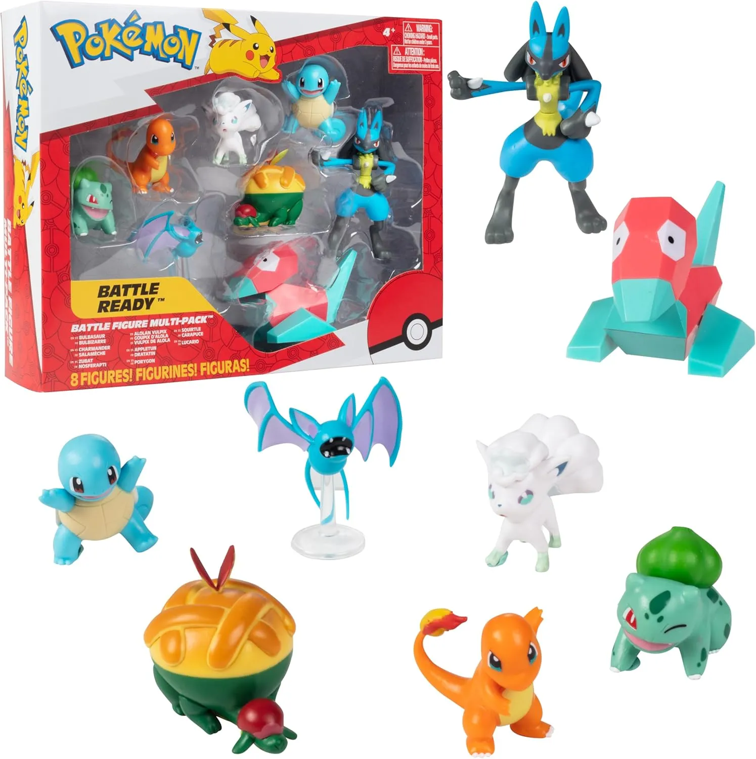 Porygon, Lucario y más | Jazwares Pack 8 Figuras de Batalla Pokémon - Image 6