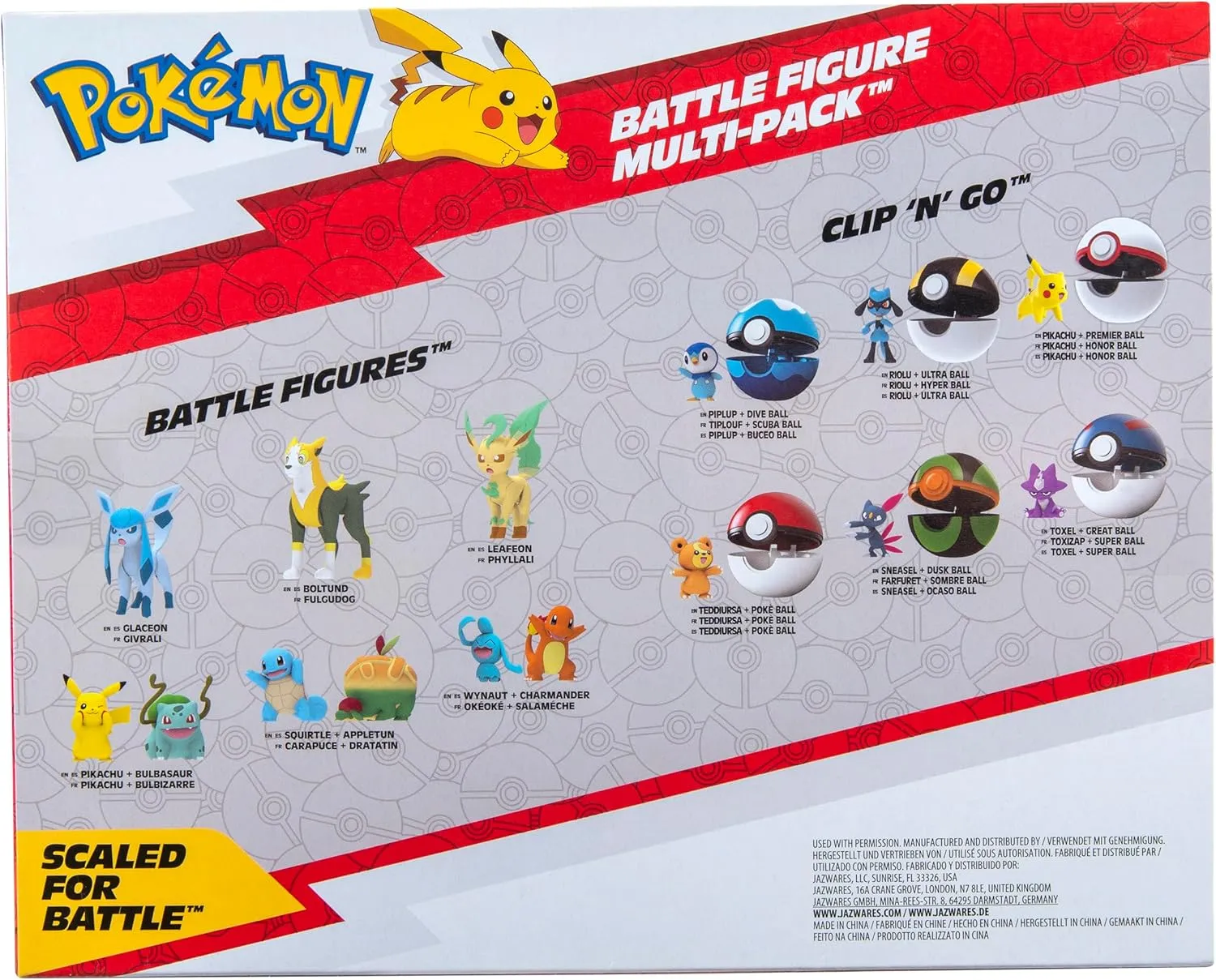 Ponyta Galar, Sirfetch'd y más | Jazwares Pack 8 Figuras de Batalla Pokémon - Image 3