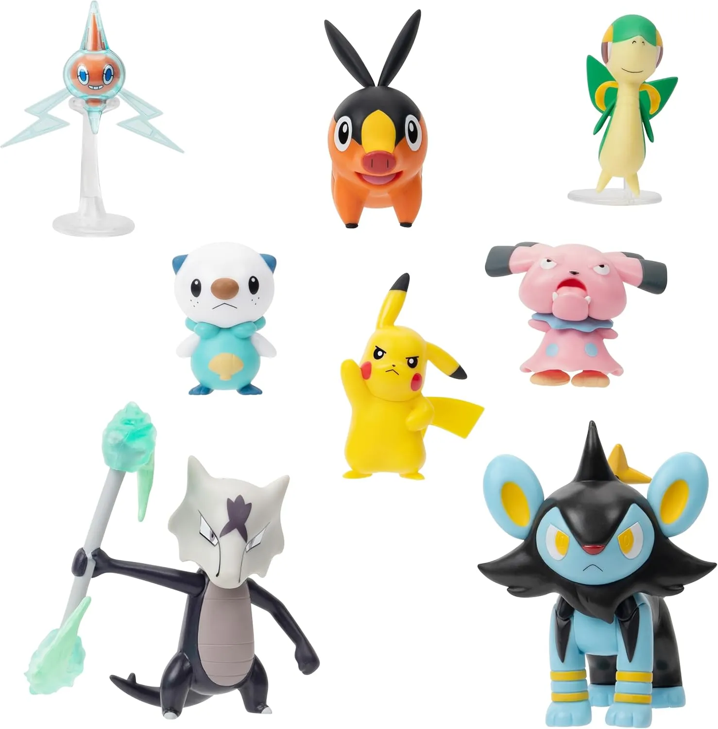 Luxio, Marowak Alola y más | Jazwares Pack 8 Figuras de Batalla Pokémon - Image 2