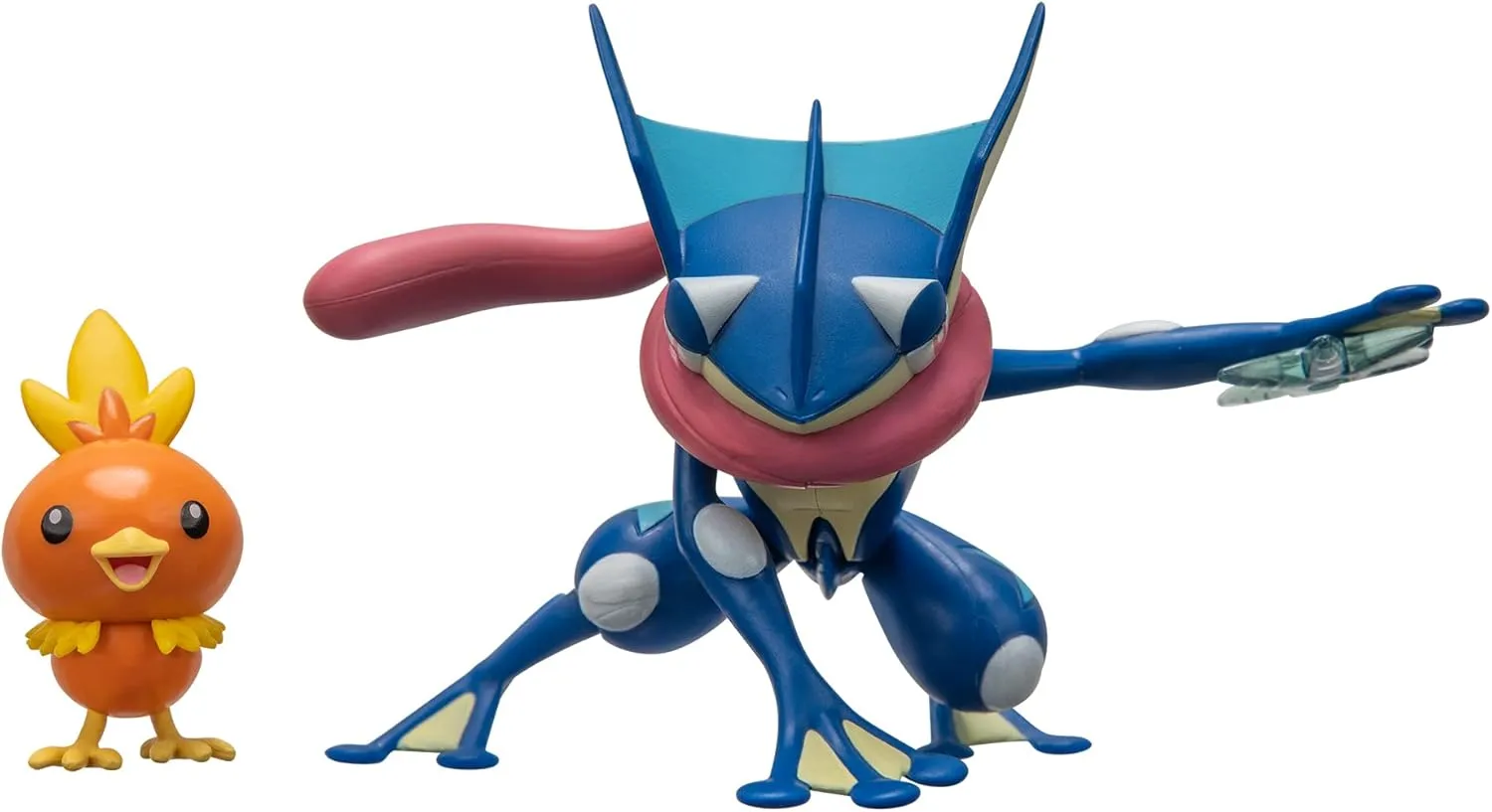Greninja (Deluxe Action) y Torchic | Jazwares Pack 2 Figuras de Batalla Pokémon - Image 2