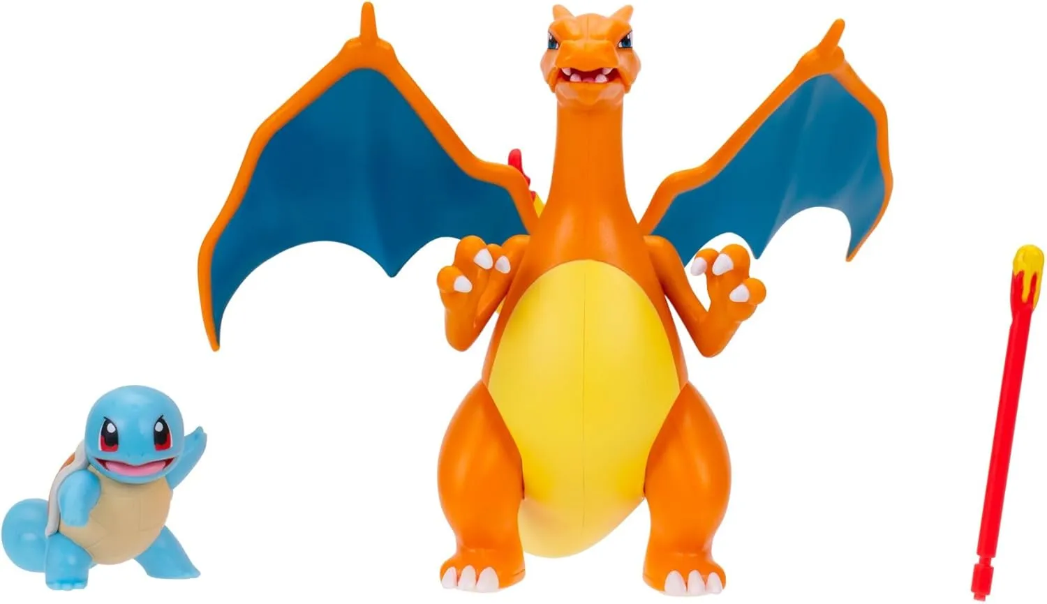 Charizard (Deluxe Action) y Squirtle | Jazwares Pack 2 Figuras de Batalla Pokémon - Image 3