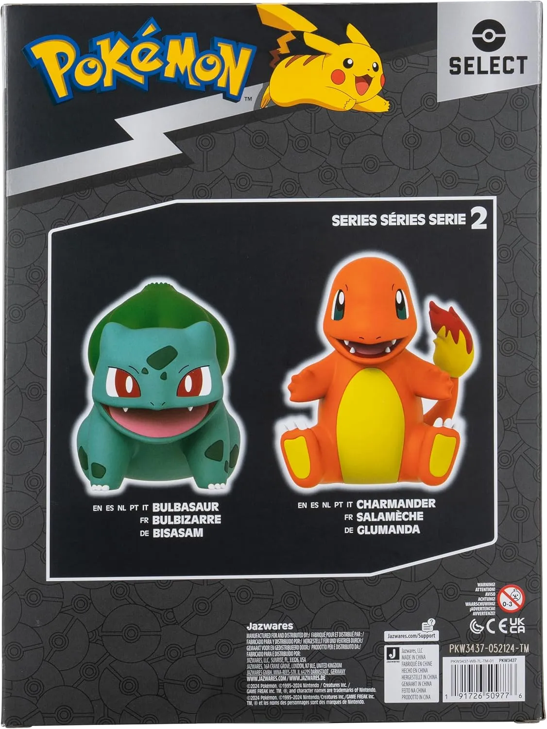 Bulbasaur 8" (20cm) | Jazwares Select Pokémon - Image 2
