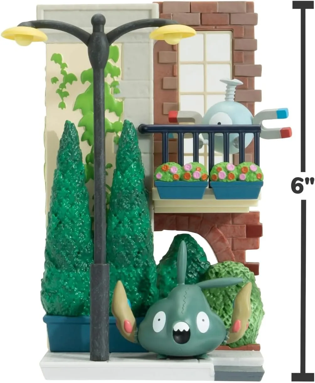 Diorama Magnemite y Trubbish | Jazwares Select Pokémon - Image 3