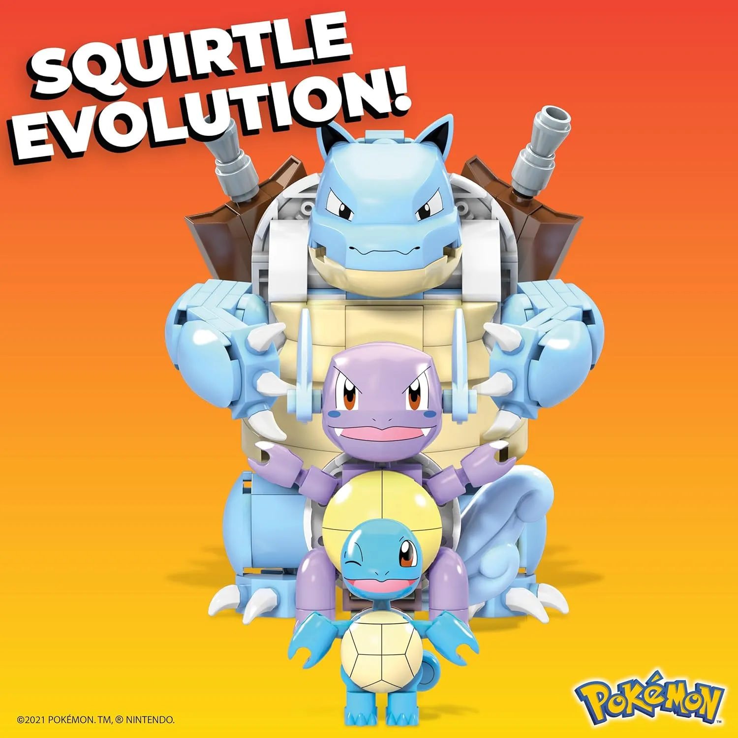 Squirtle Evolution Set (379 piezas) - Mega Construx - Image 3