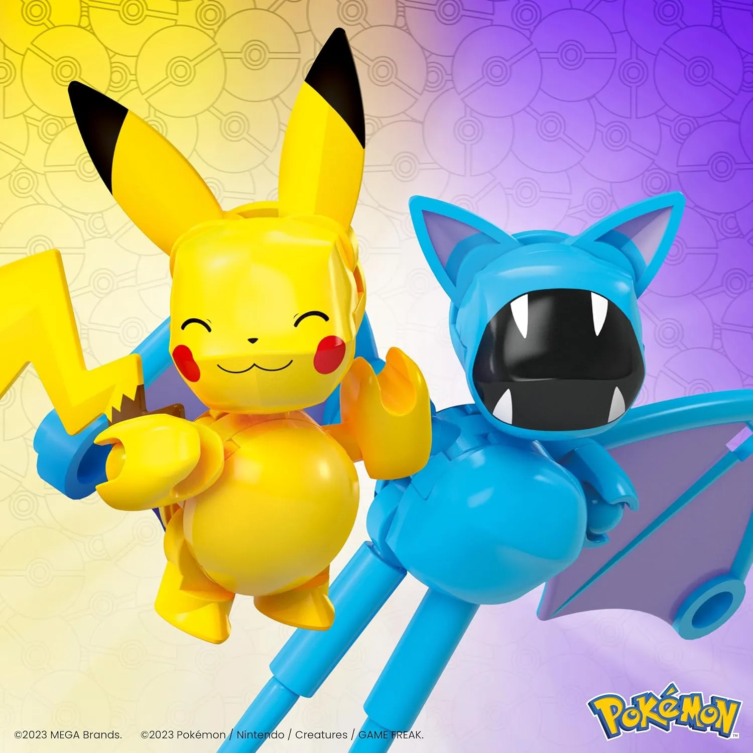Pikachu & Zubat (40 piezas) - Mega Construx - Image 5