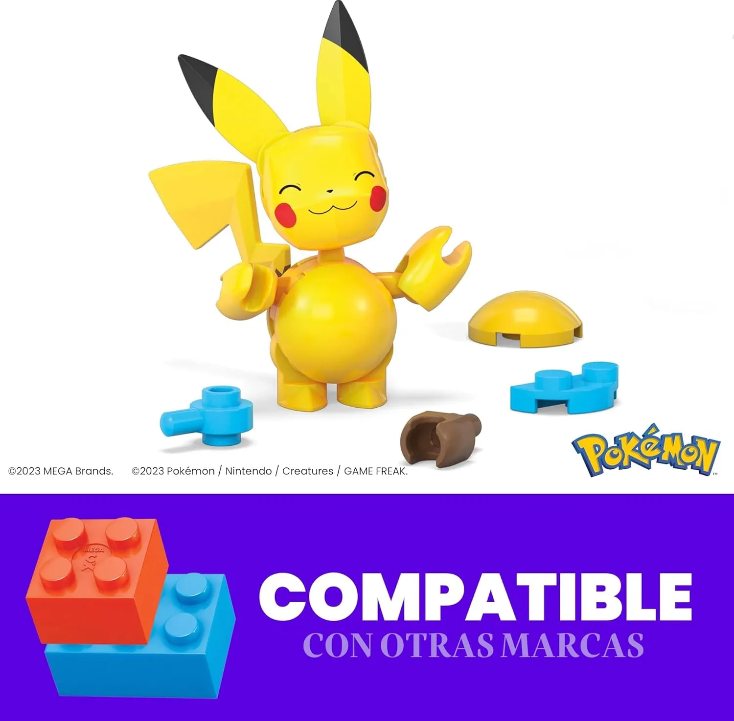 Pikachu & Zubat (40 piezas) - Mega Construx - Image 6