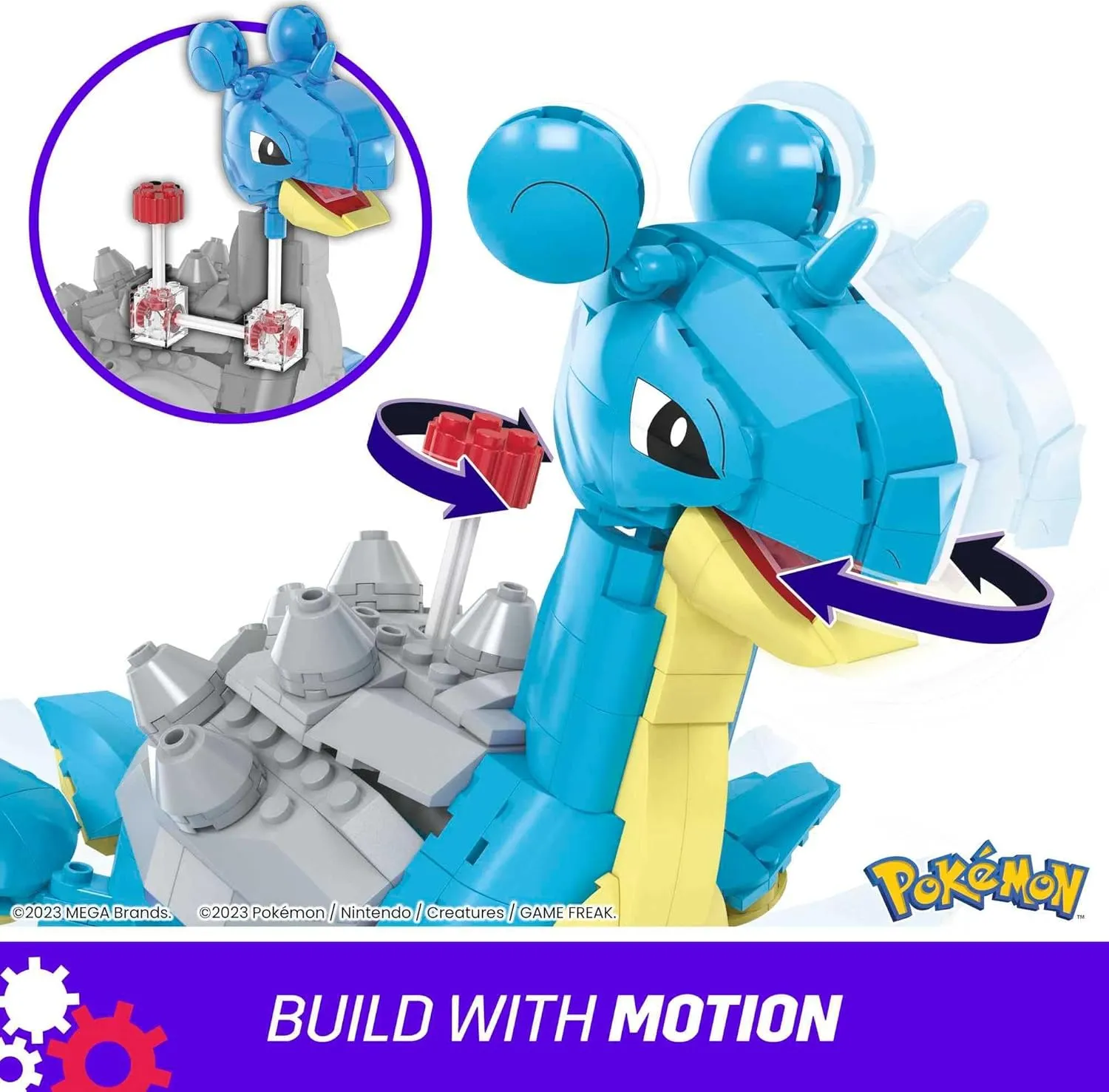 Lapras (527 piezas) - Mega Construx - Image 2
