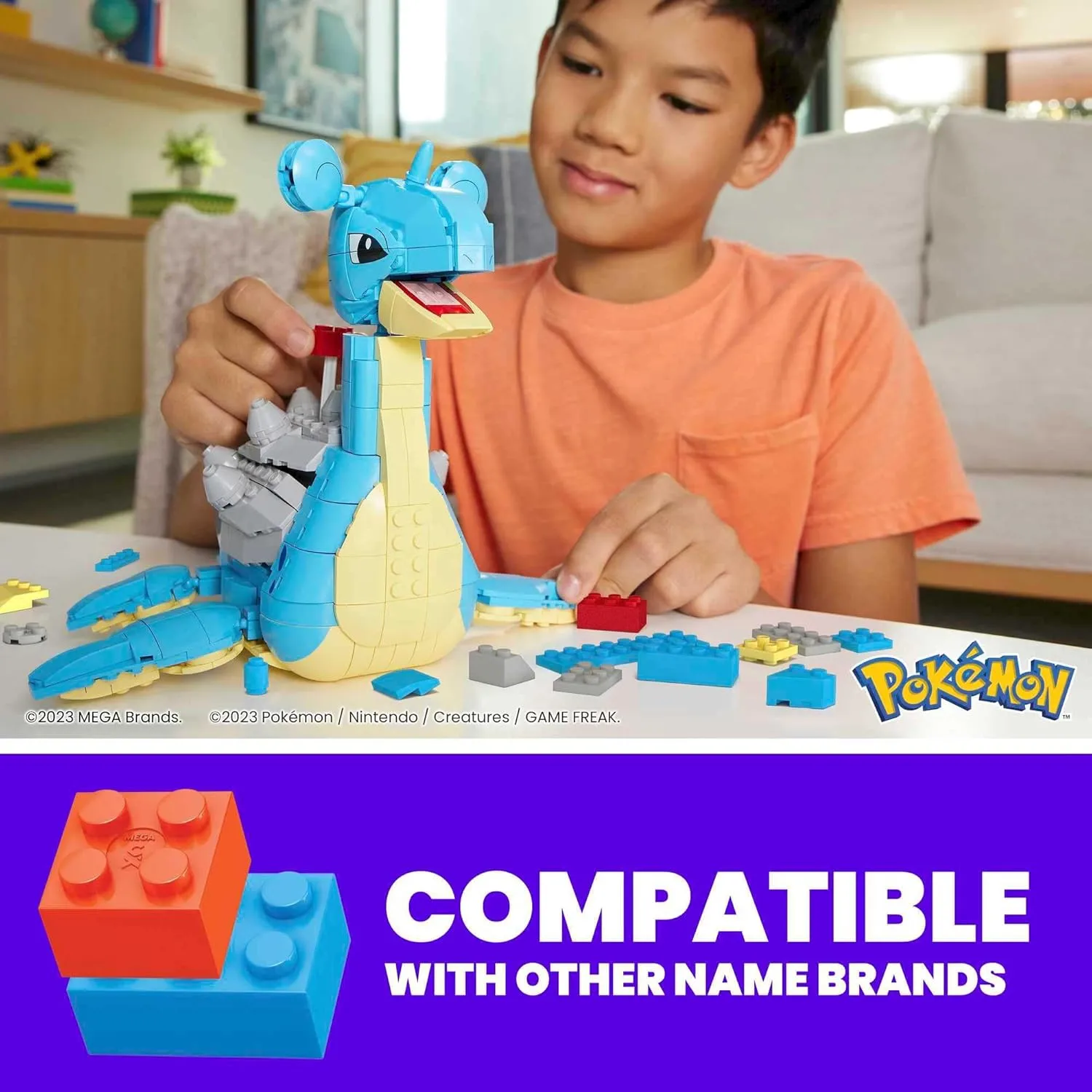 Lapras (527 piezas) - Mega Construx - Image 5