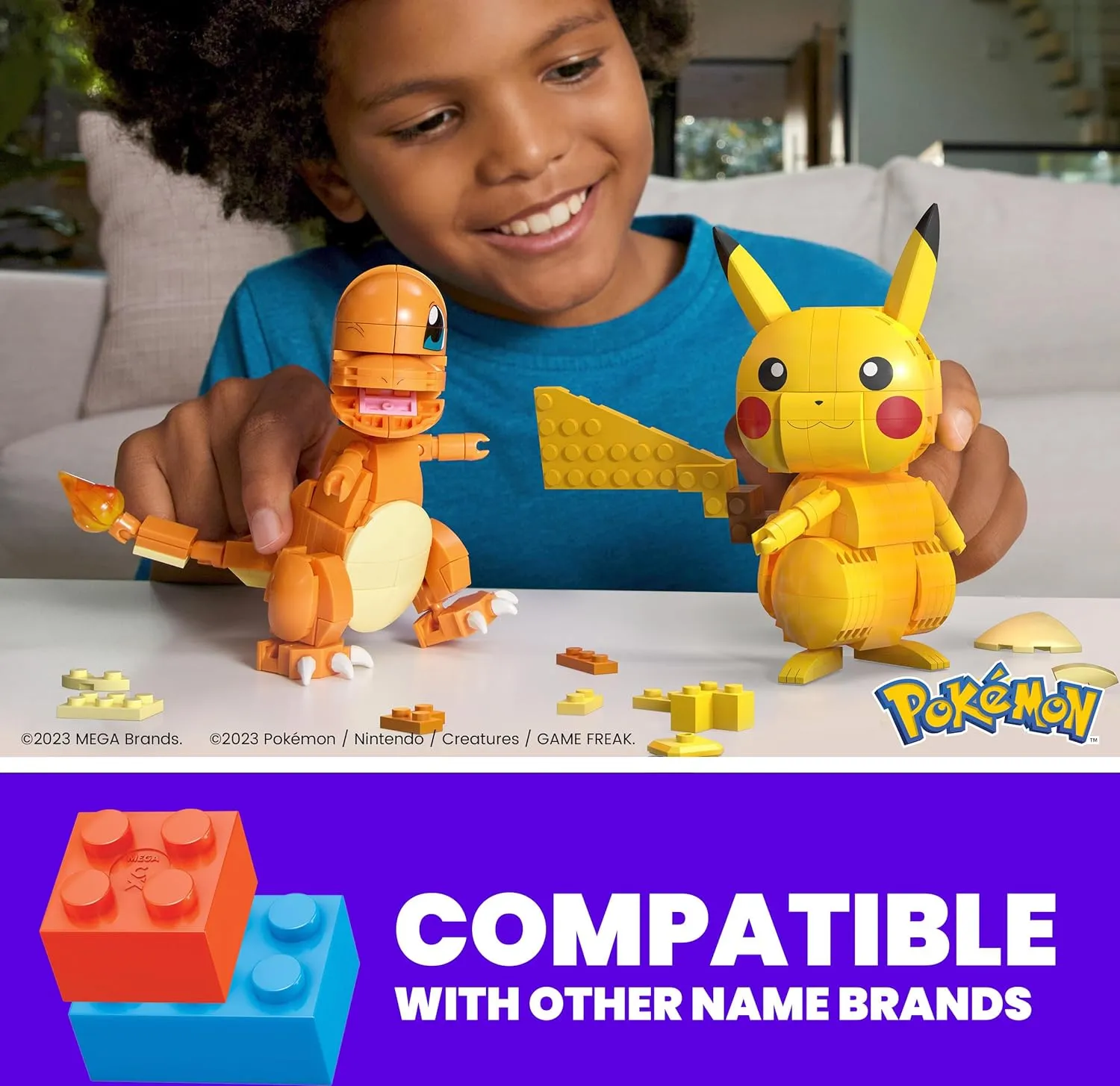 Kanto Region Trio (529 piezas) | Mega Construx Build & Show - Image 4