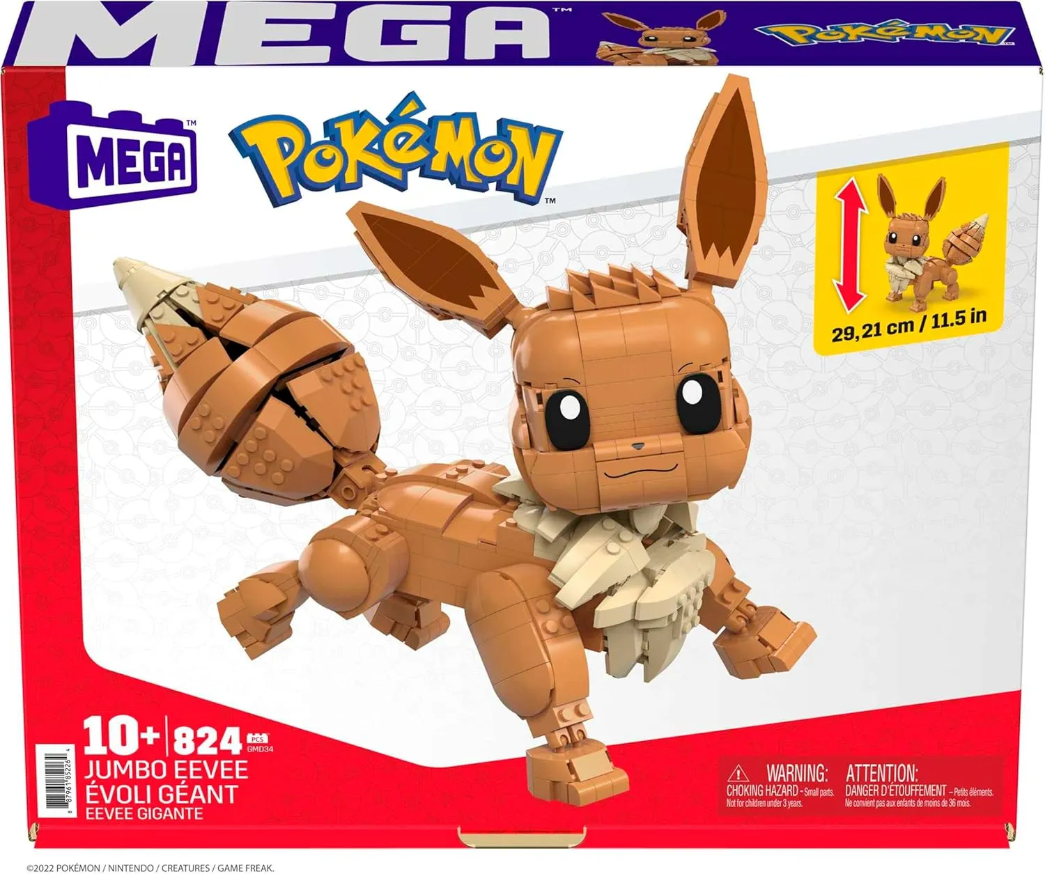 Jumbo Eevee (824 piezas) - Mega Construx - Image 6