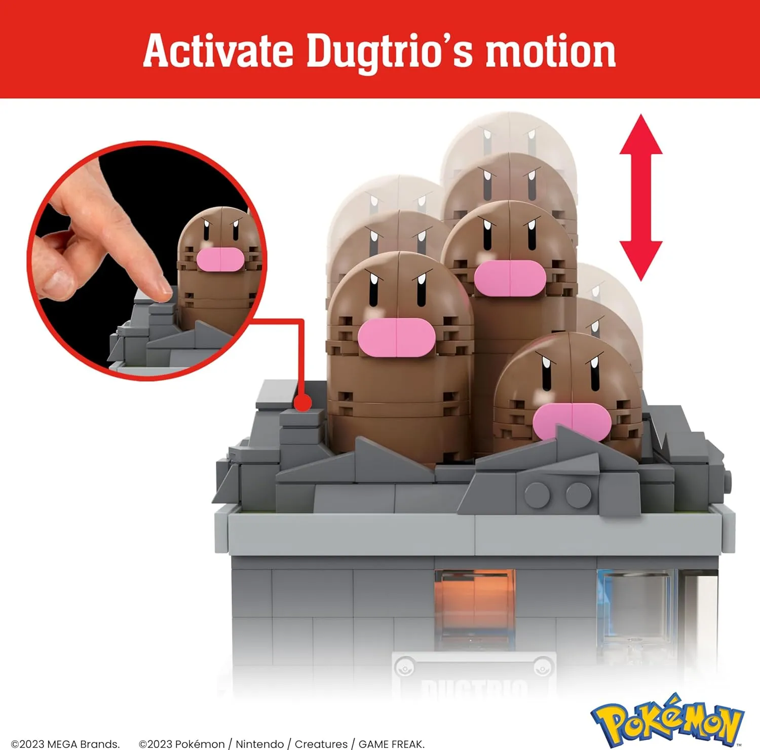 Motion Dugtrio (350 piezas) - Mega Construx - Image 5