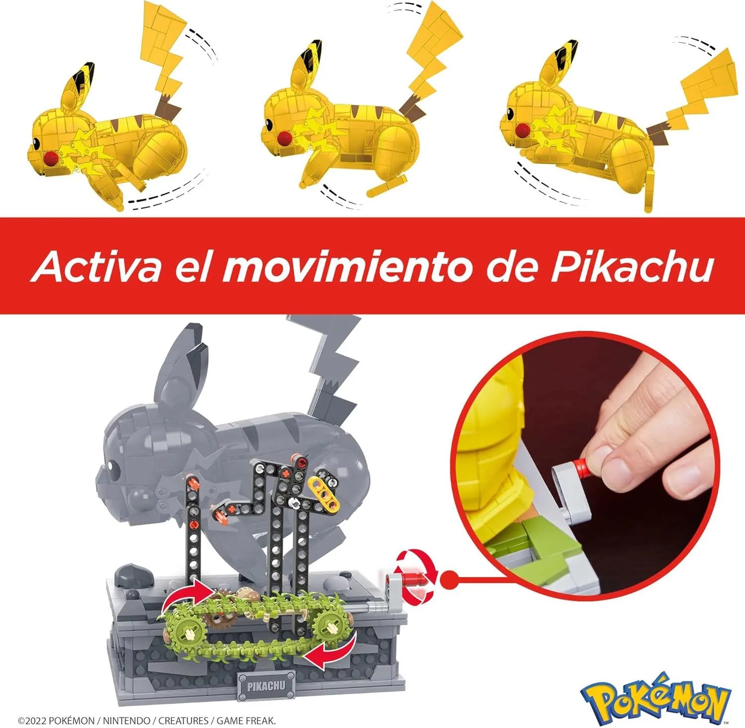 Motion Pikachu (1095 piezas) - Mega Construx - Image 5