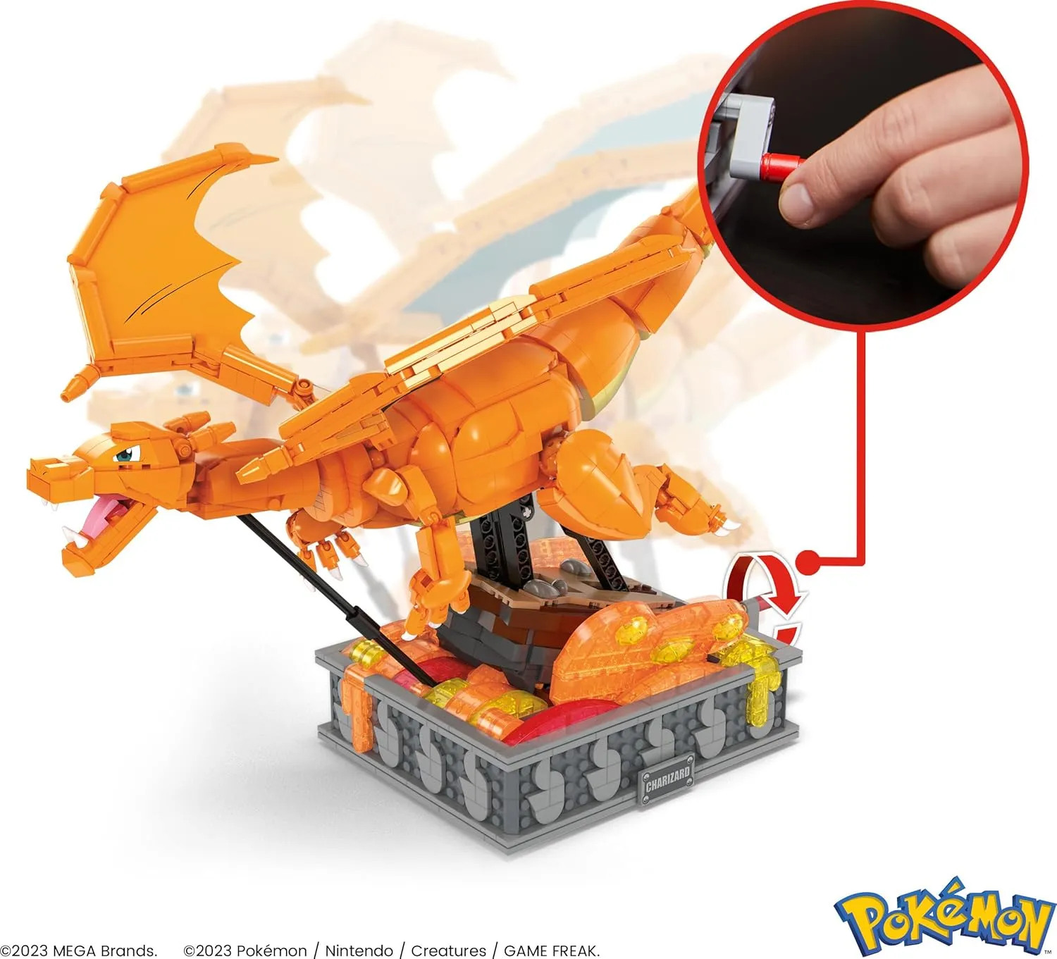Motion Charizard (1664 piezas) - Mega Construx - Image 4