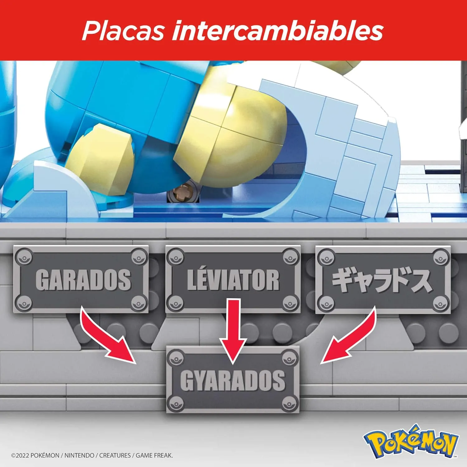 Motion Gyarados (2186 piezas) - Mega Construx - Image 2