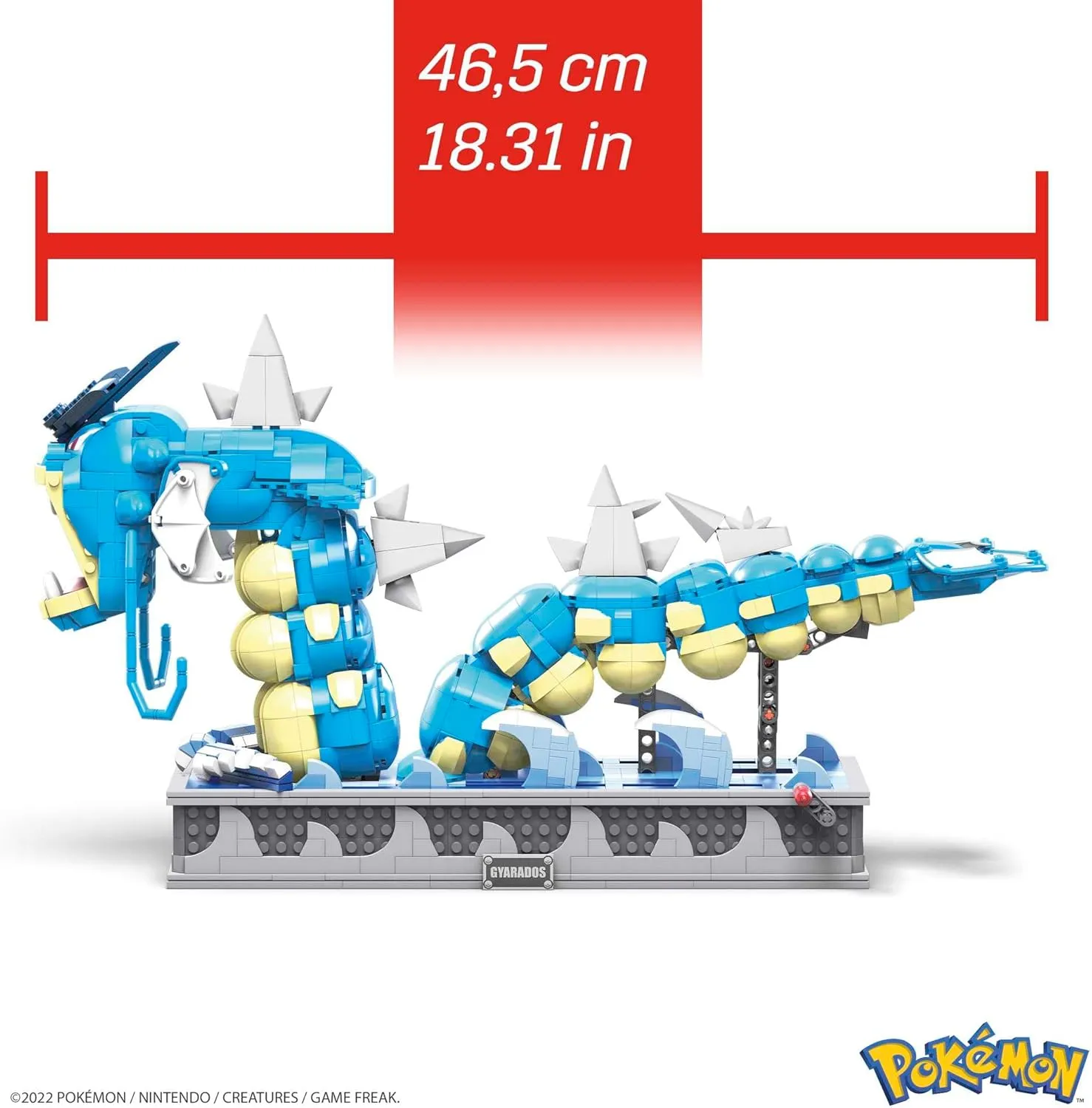 Motion Gyarados (2186 piezas) - Mega Construx - Image 5