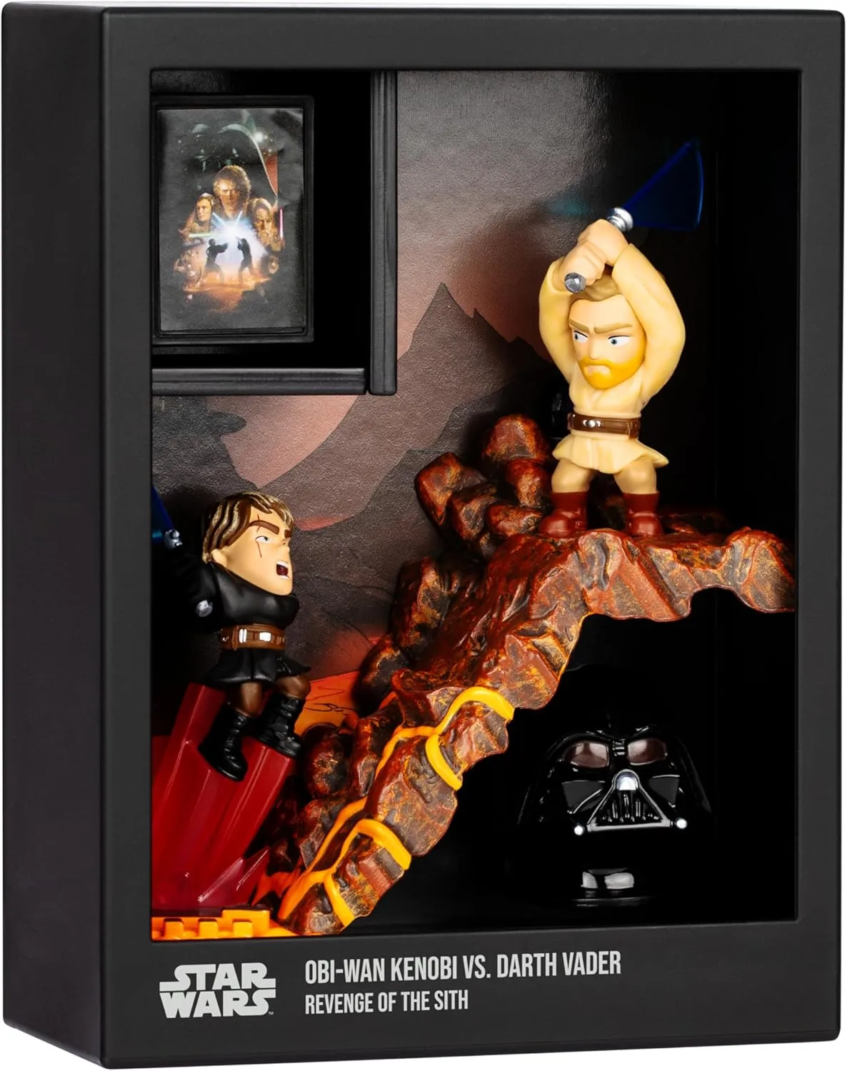 Obi-Wan Kenobi vs. Darth Vader | Moose Toys Fandrop Diorama Star Wars: Revenge of the Sith - Image 4