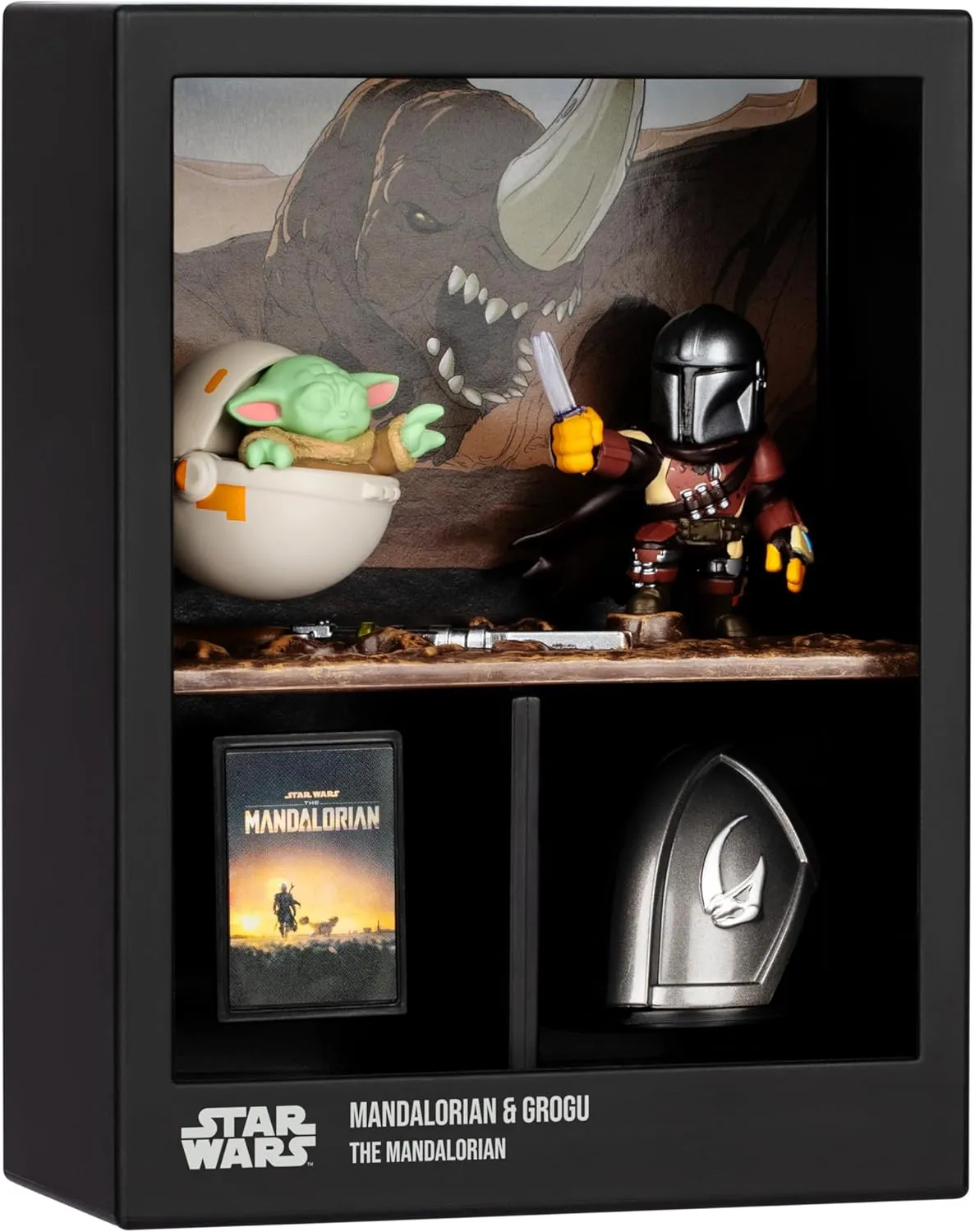 The Mandalorian vs. Grogu | Moose Toys Fandrop Diorama Star Wars: The Mandalorian - Image 2
