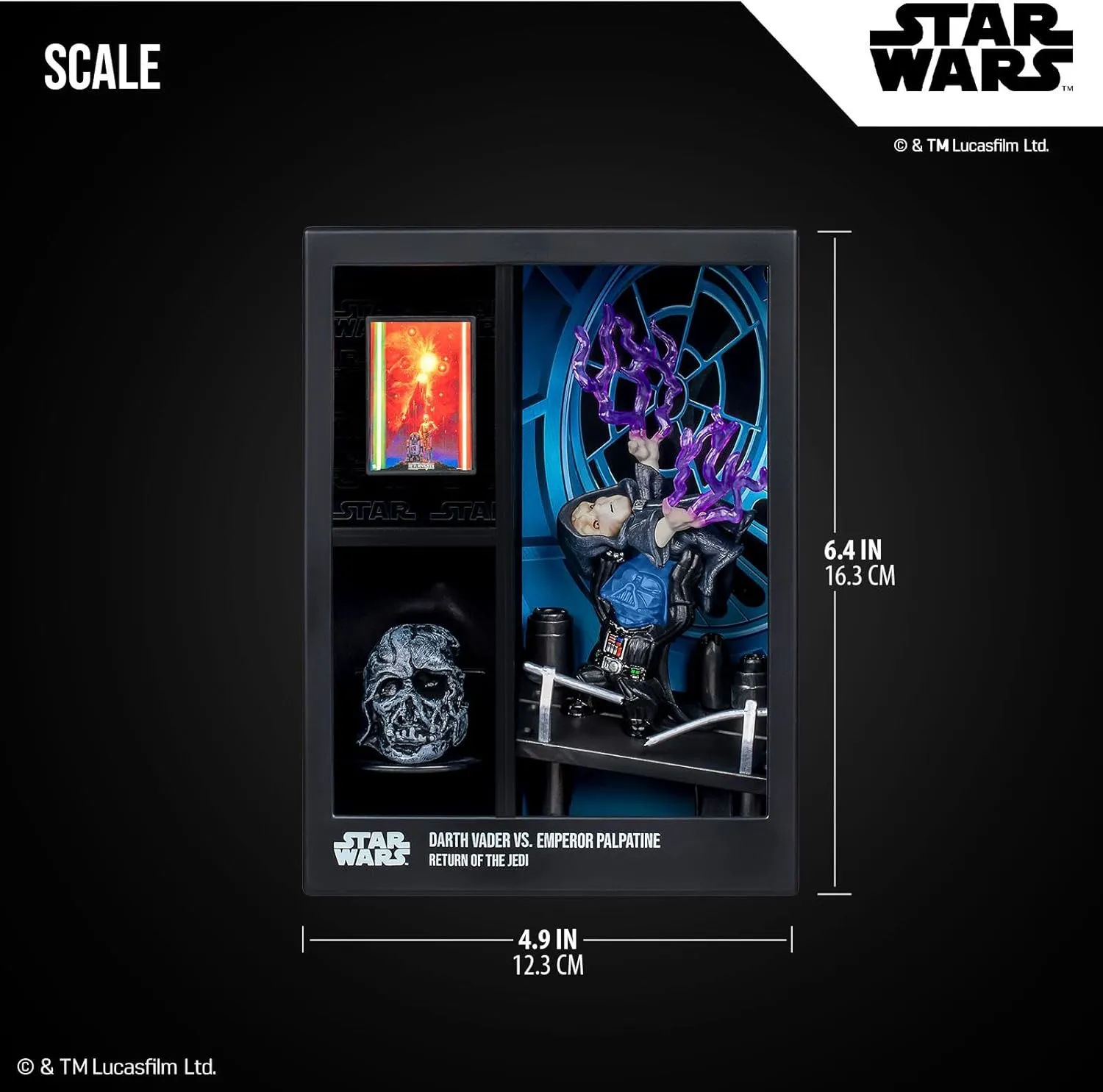 Darth Vader vs. Emperor Palpatine | Moose Toys Fandrop Diorama Star Wars: Return of the Jedi - Image 2
