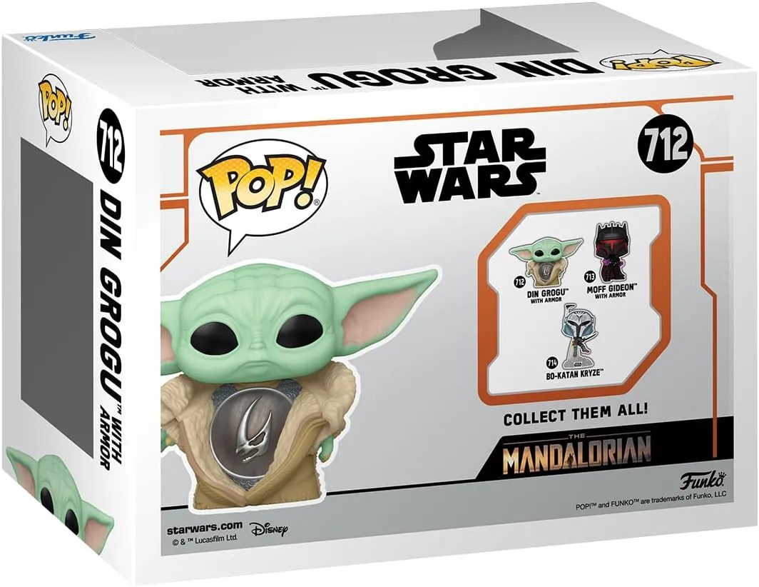 Funko Din Grogu with armor #712 | Pop! Star Wars - Image 3