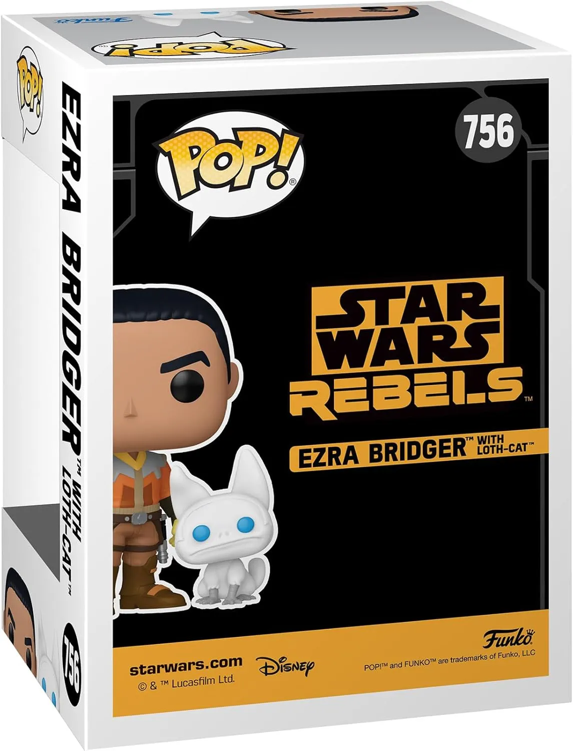 Funko Ezra Bridger with Loth-cat #756 | Pop! Star Wars: Rebels - Image 2