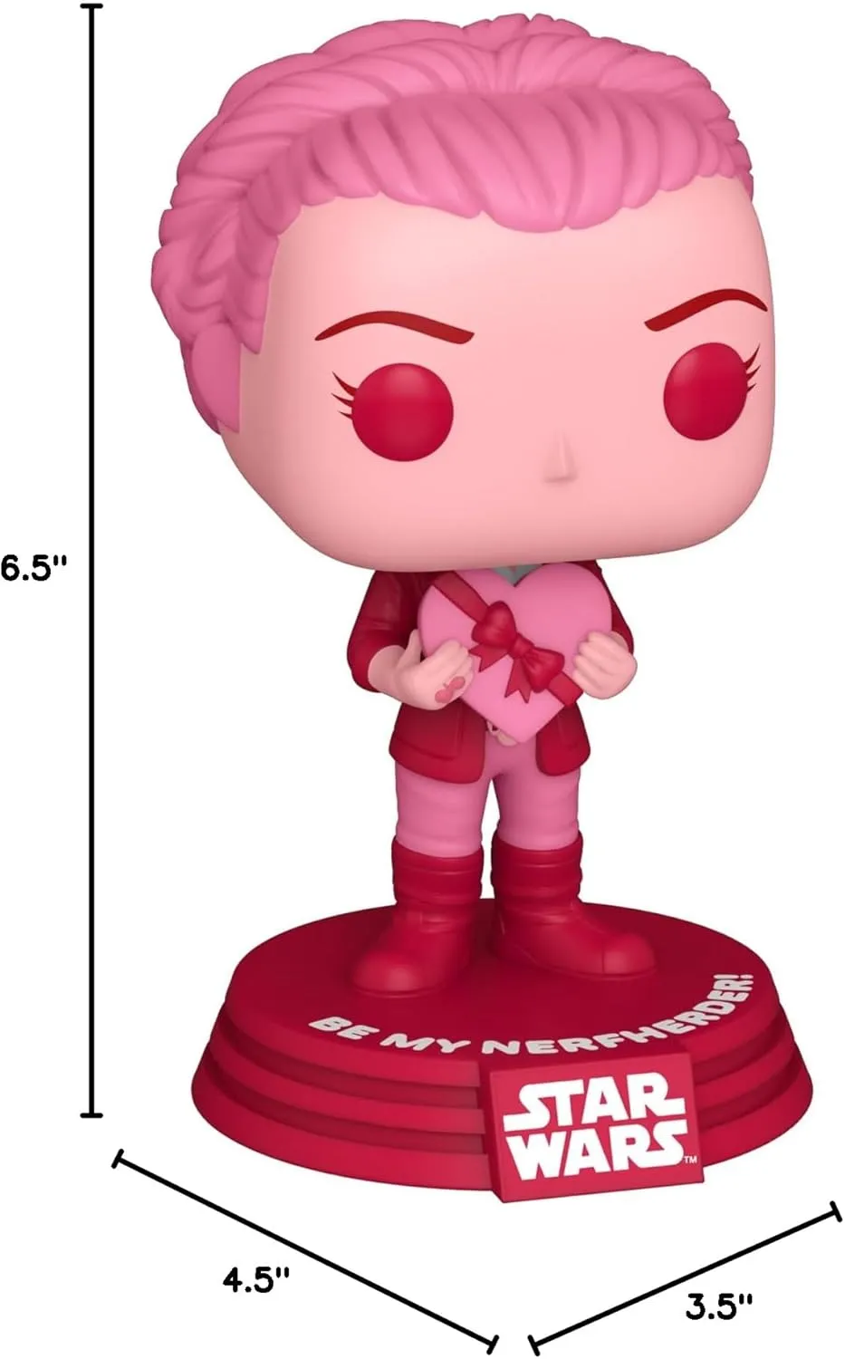 Funko Princess Leia #589 | Pop! Star Wars: Valentines - Image 2