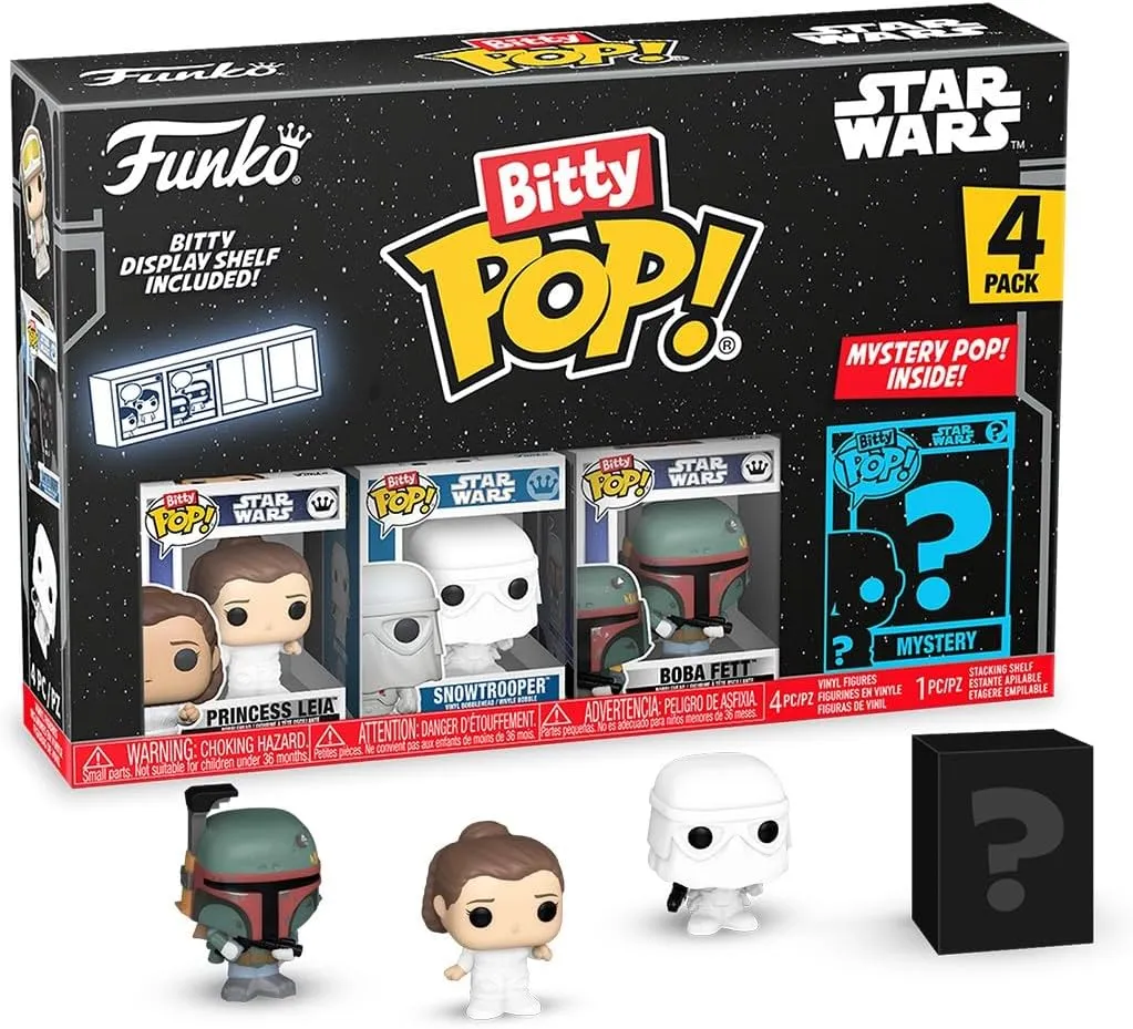 Funko Leia, Snowtropper, Boba | Bitty Pop! Star Wars - Image 3