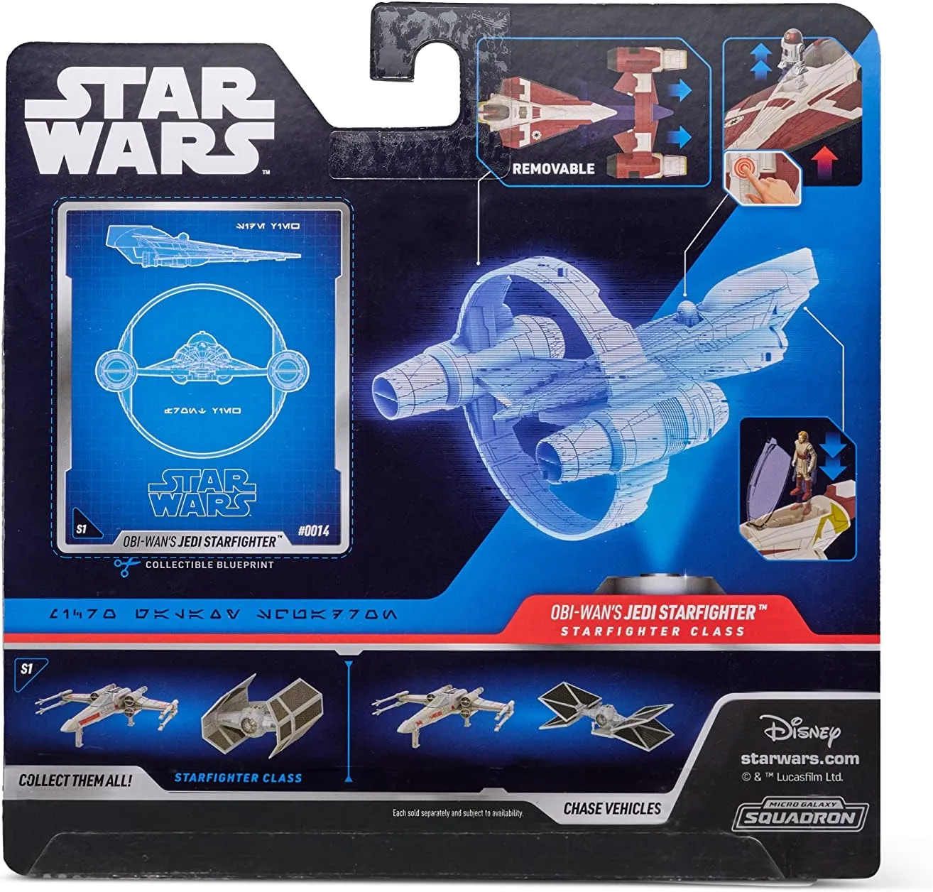 Obi-Wan's Jedi Starfighter | Star Wars Micro Galaxy Squadron Series 1 - Image 7