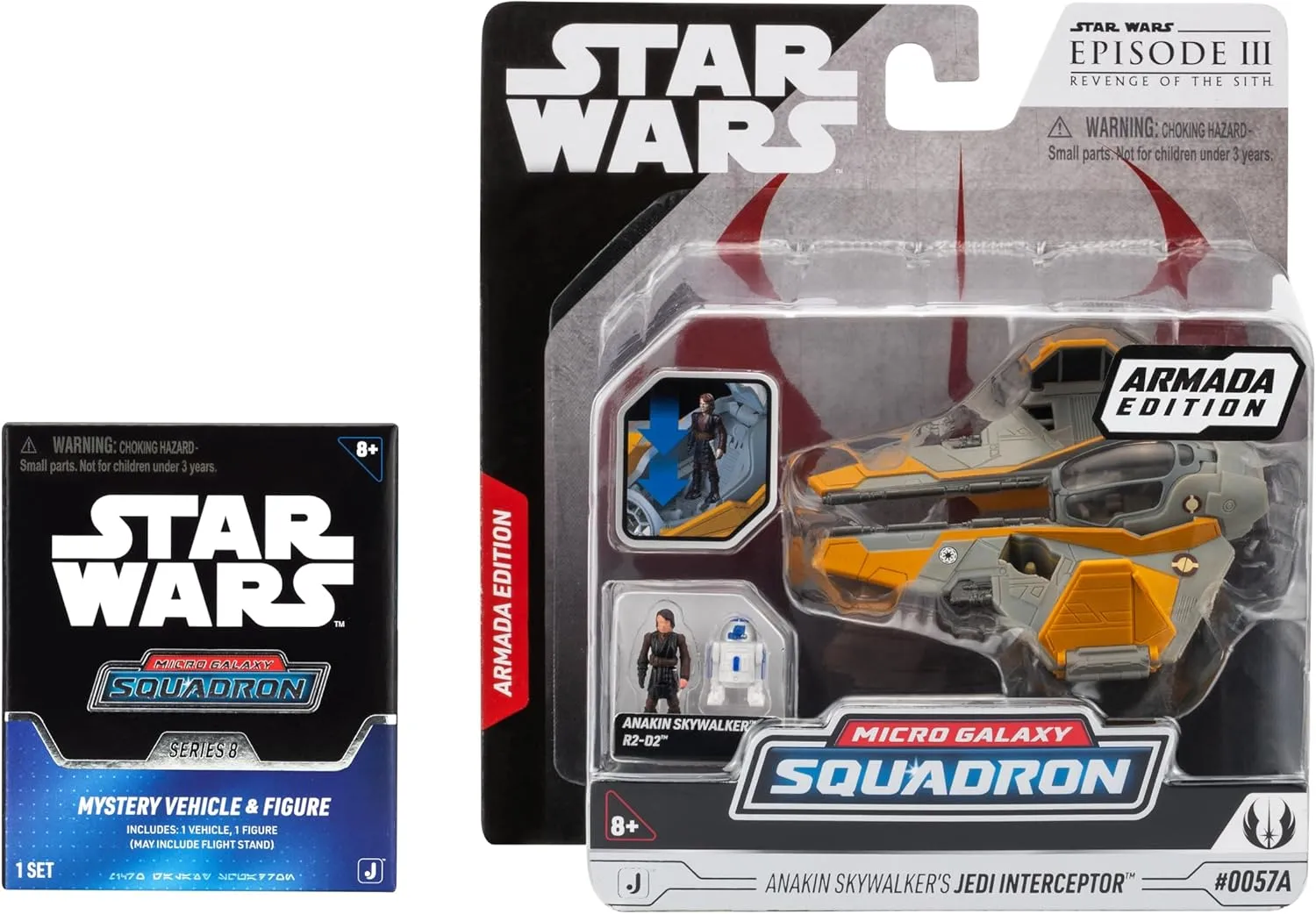 Anakin Skywalker's Jedi Interceptor (Armada Edition) + Mistery Vehicle | Star Wars Micro Galaxy Squadron Series 8 - Image 2
