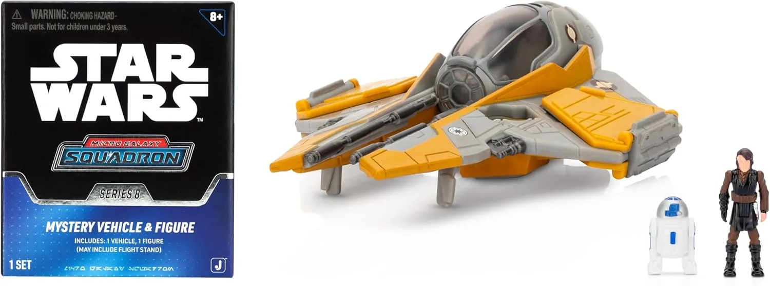 Anakin Skywalker's Jedi Interceptor (Armada Edition) + Mistery Vehicle | Star Wars Micro Galaxy Squadron Series 8 - Image 6