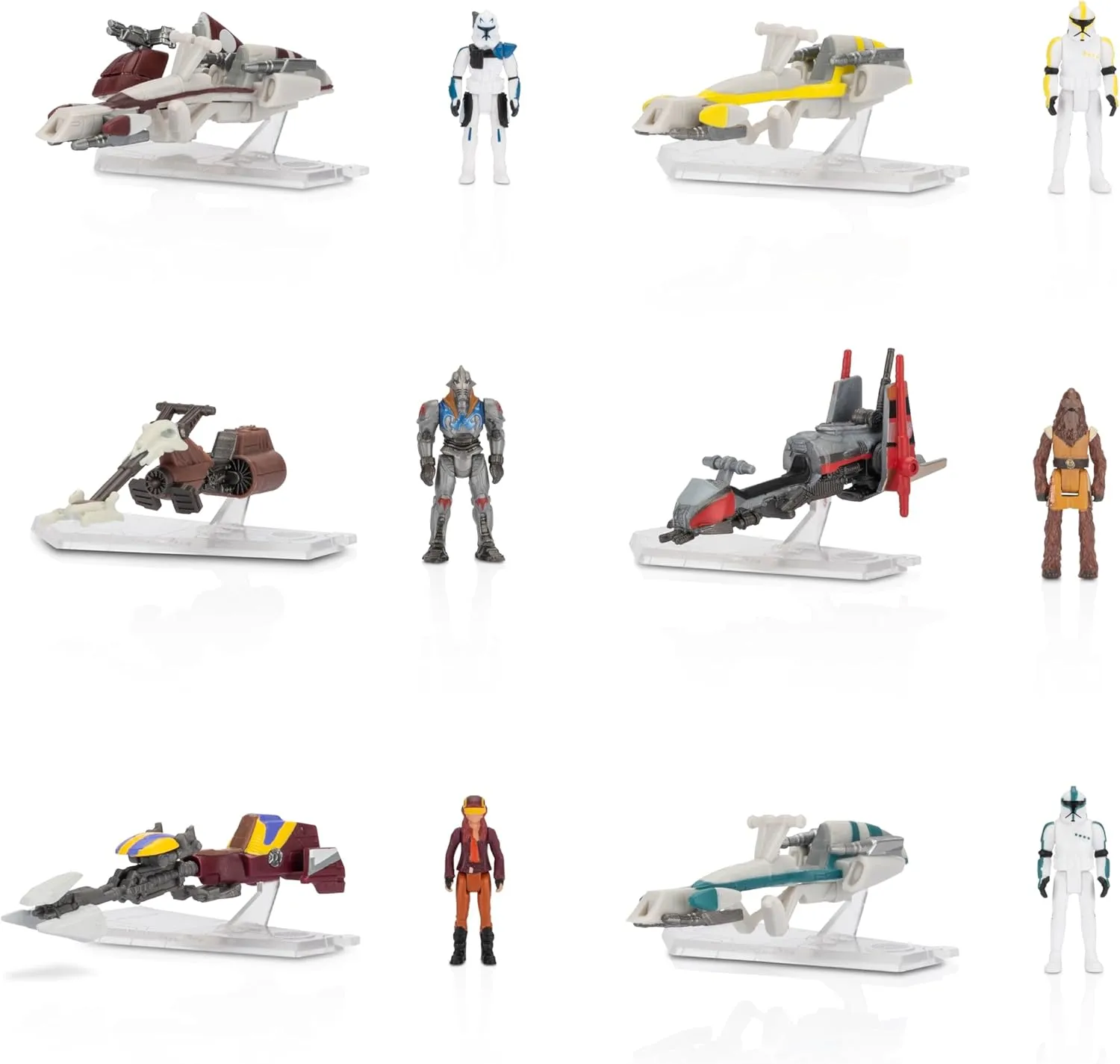Kylo Ren's TIE Whisper + Mistery Vehicle | Star Wars Micro Galaxy Squadron Series 7 - Image 3