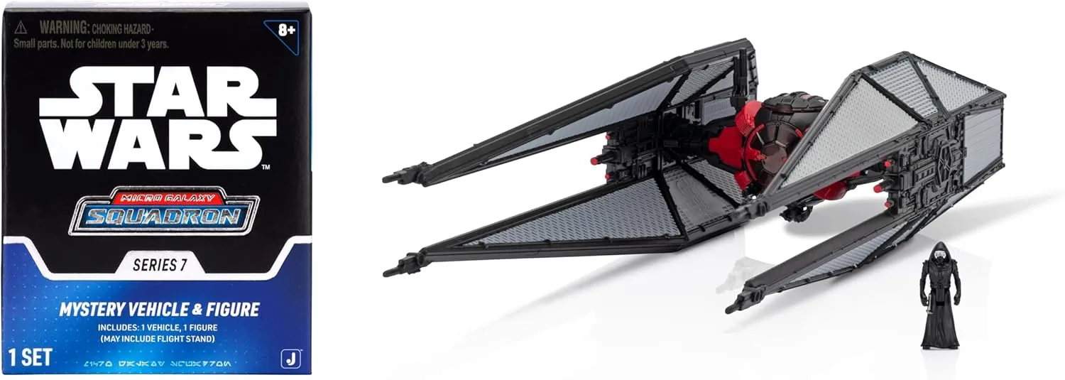 Kylo Ren's TIE Whisper + Mistery Vehicle | Star Wars Micro Galaxy Squadron Series 7 - Image 4