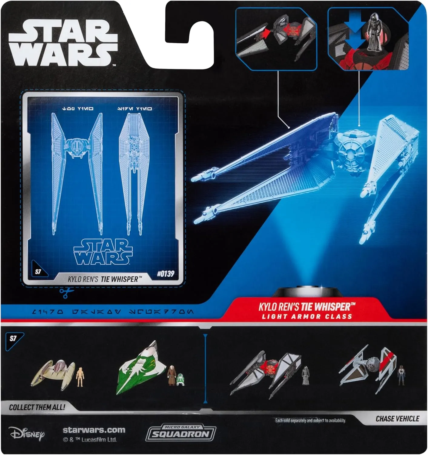 Kylo Ren's TIE Whisper + Mistery Vehicle | Star Wars Micro Galaxy Squadron Series 7 - Image 6