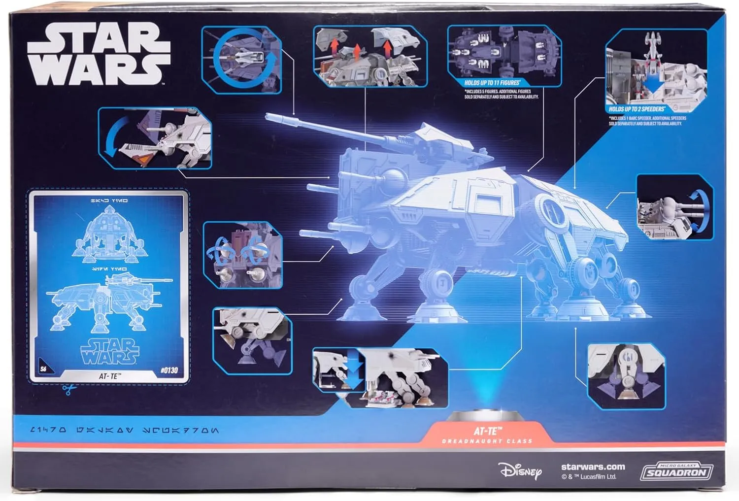 AT-TE (detalle) | Star Wars Micro Galaxy Squadron Series 6 - Image 3