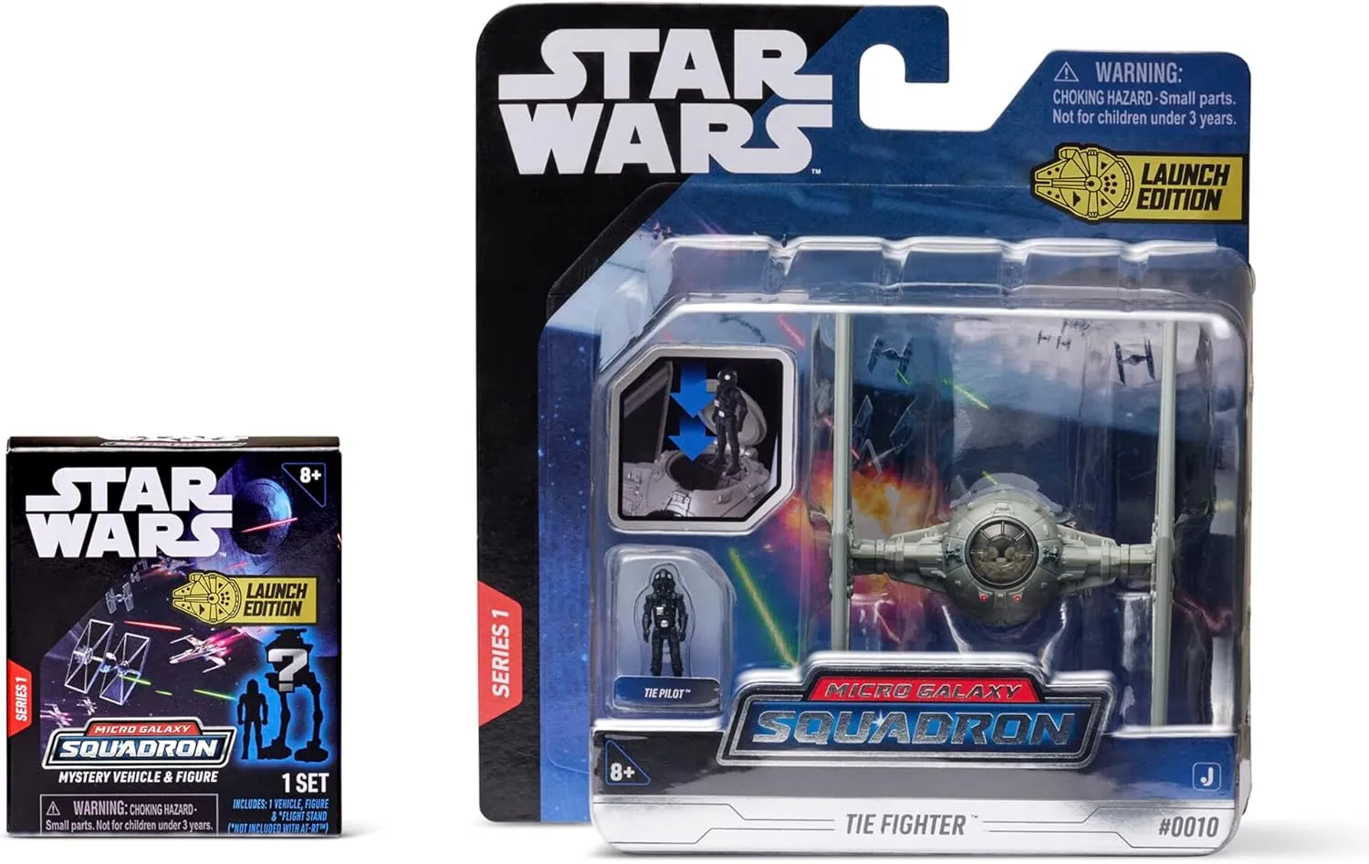TIE Fighter + Mistery Vehicle | Star Wars Micro Galaxy Squadron Series 1 - Image 3