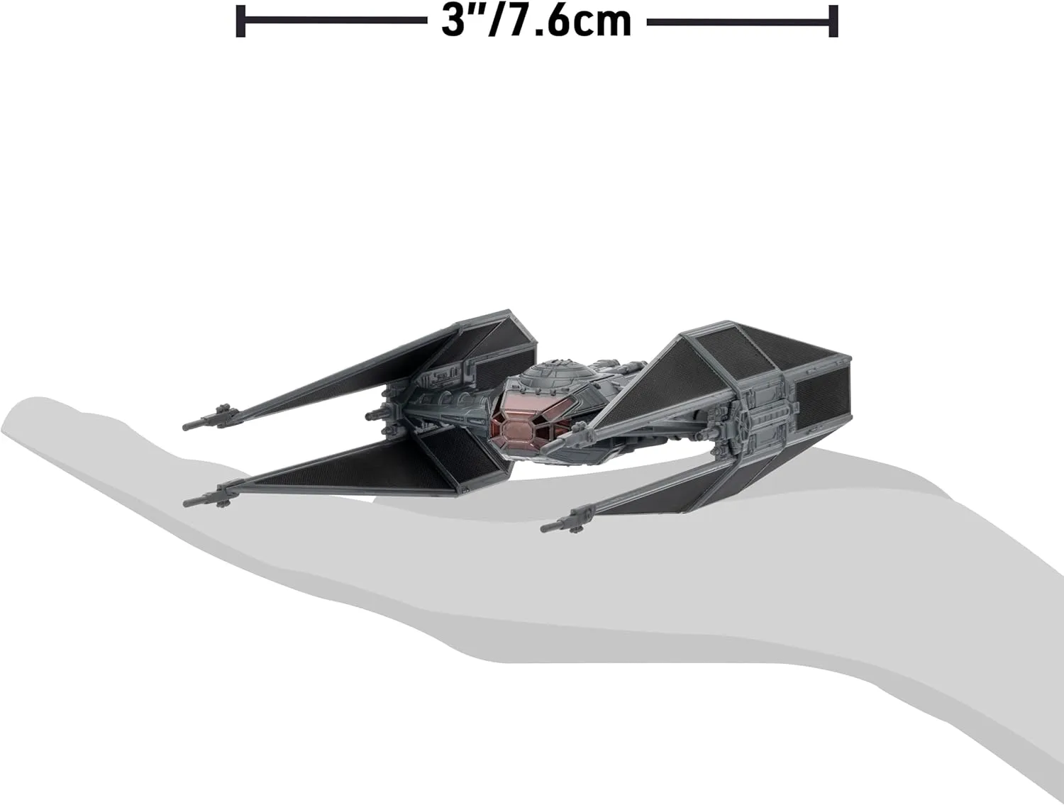 Kylo Ren's TIE Silencer | Star Wars Micro Galaxy Squadron Series 4 - Image 4