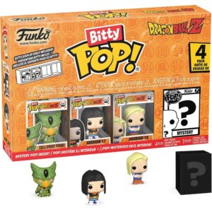 Funko Cell (First Form), Android 17, Android 18 & Mystery Bitty | Bitty Pop! Dragon Ball Z