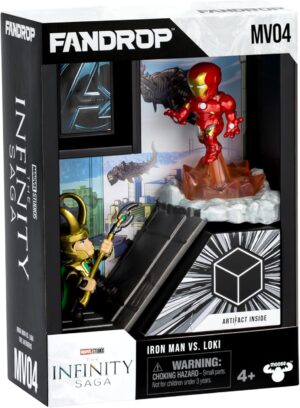 Iron Man vs. Loki | Moose Toys Fandrop Diorama Marvel: The Infinity Saga