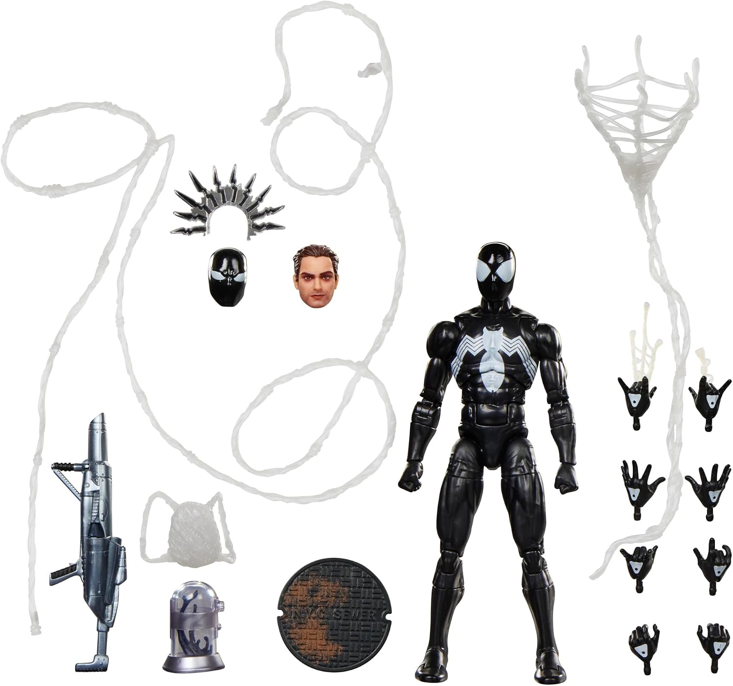Symbiote Spiderman | Marvel Legends Maximum Series