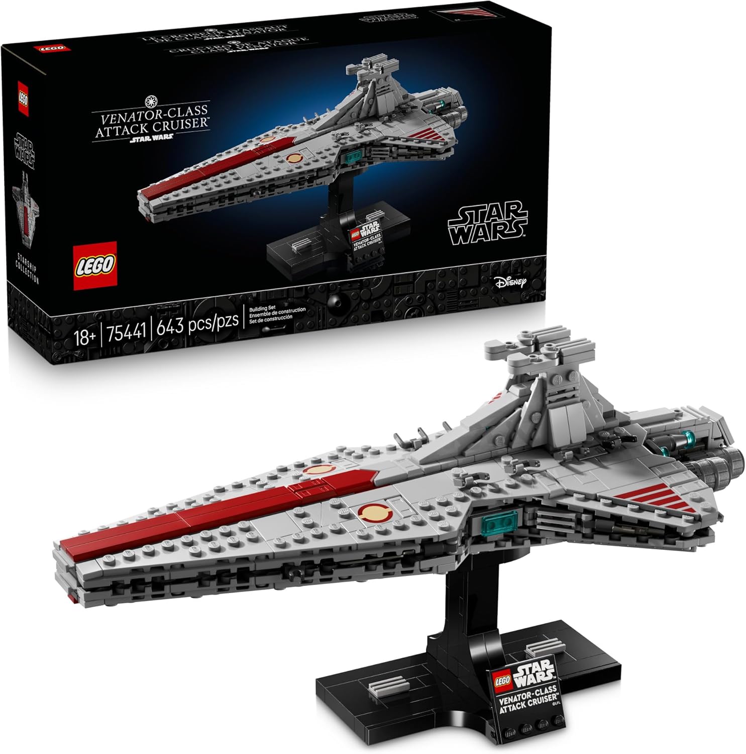 Venator-Class Attack Cruiser (643 piezas) | LEGO Star Wars