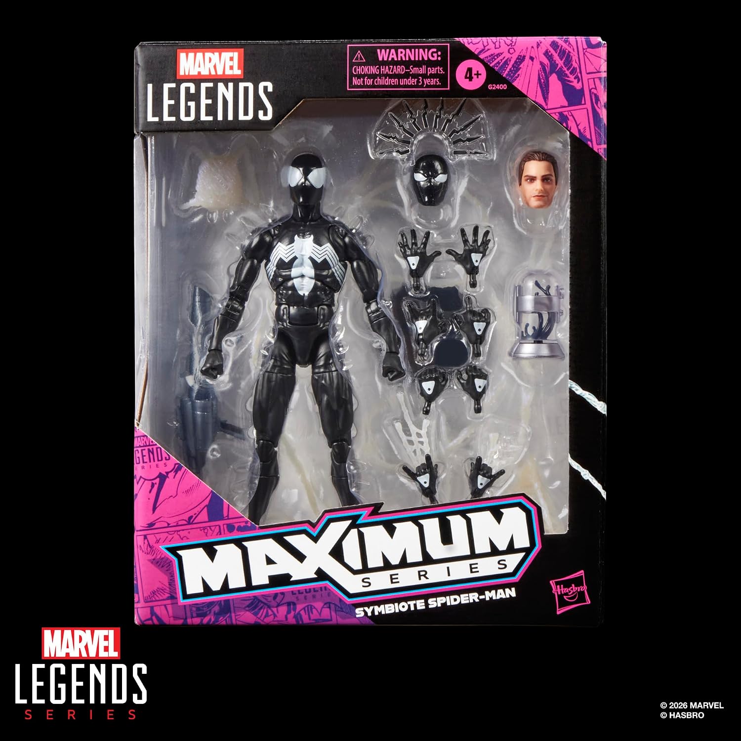 Symbiote Spiderman | Marvel Legends Maximum Series - Image 2