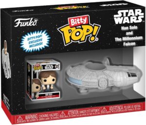 Funko Han Solo y Millennium Falcon | Bitty Pop! Ride: Star Wars
