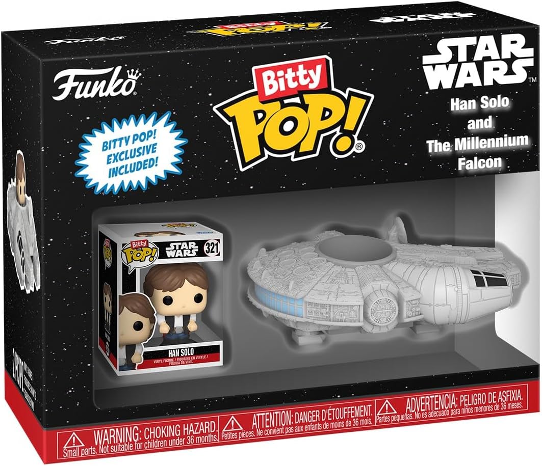Funko Han Solo y Millennium Falcon | Bitty Pop! Ride: Star Wars