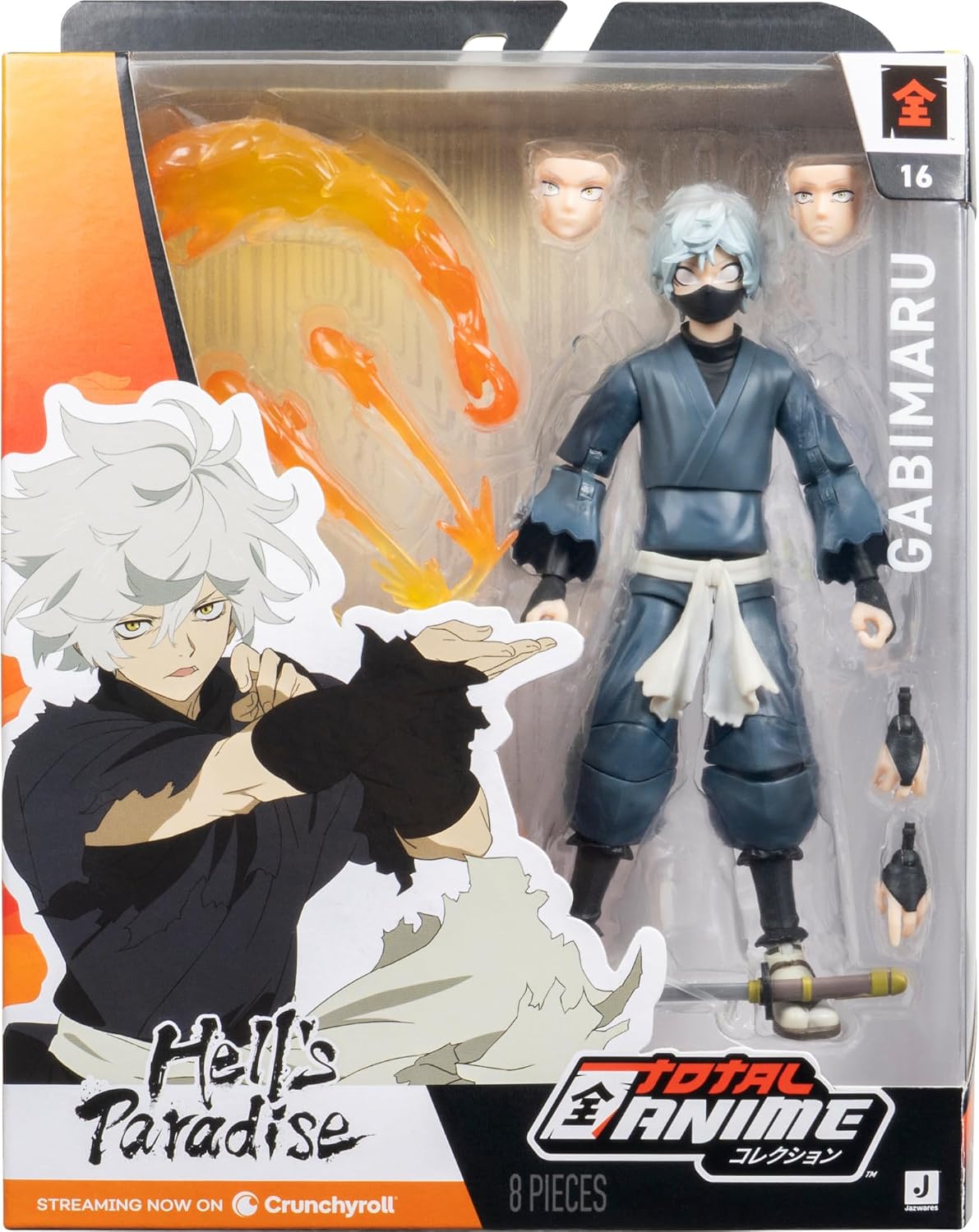 Gabimaru, 16.5cm | Jazwares Total Anime: Hell's Paradise (Jigokuraku)