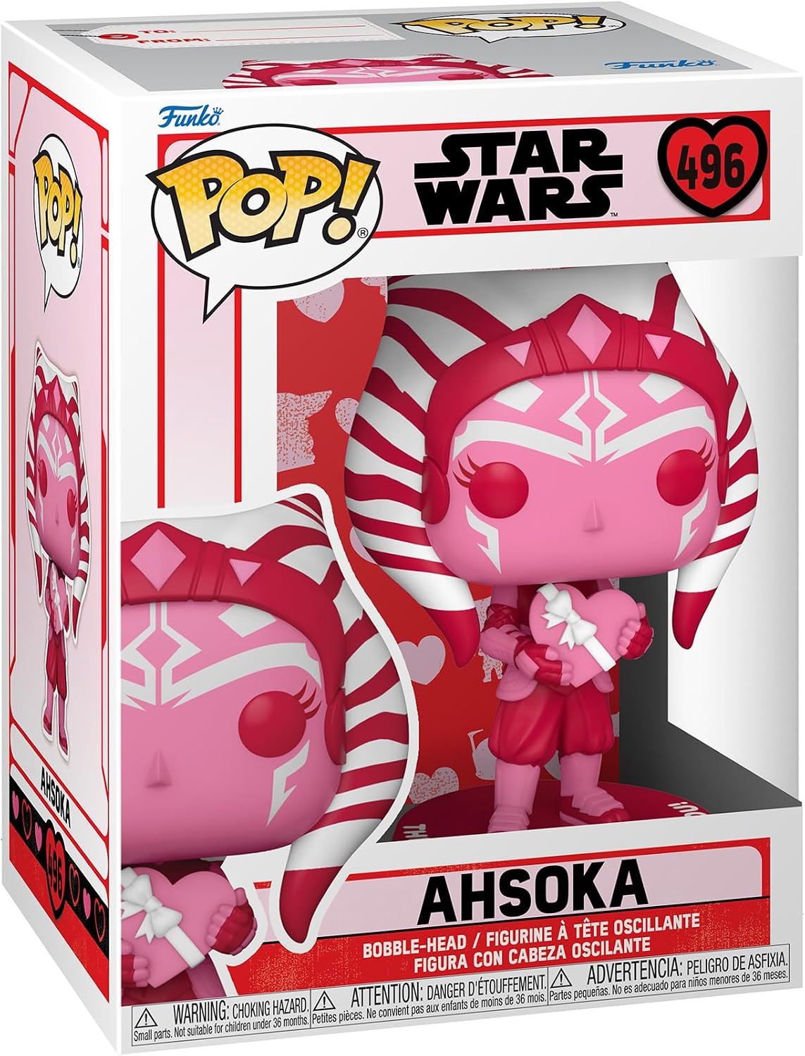 Funko Ahsoka #496 | Pop! Star Wars: Valentines
