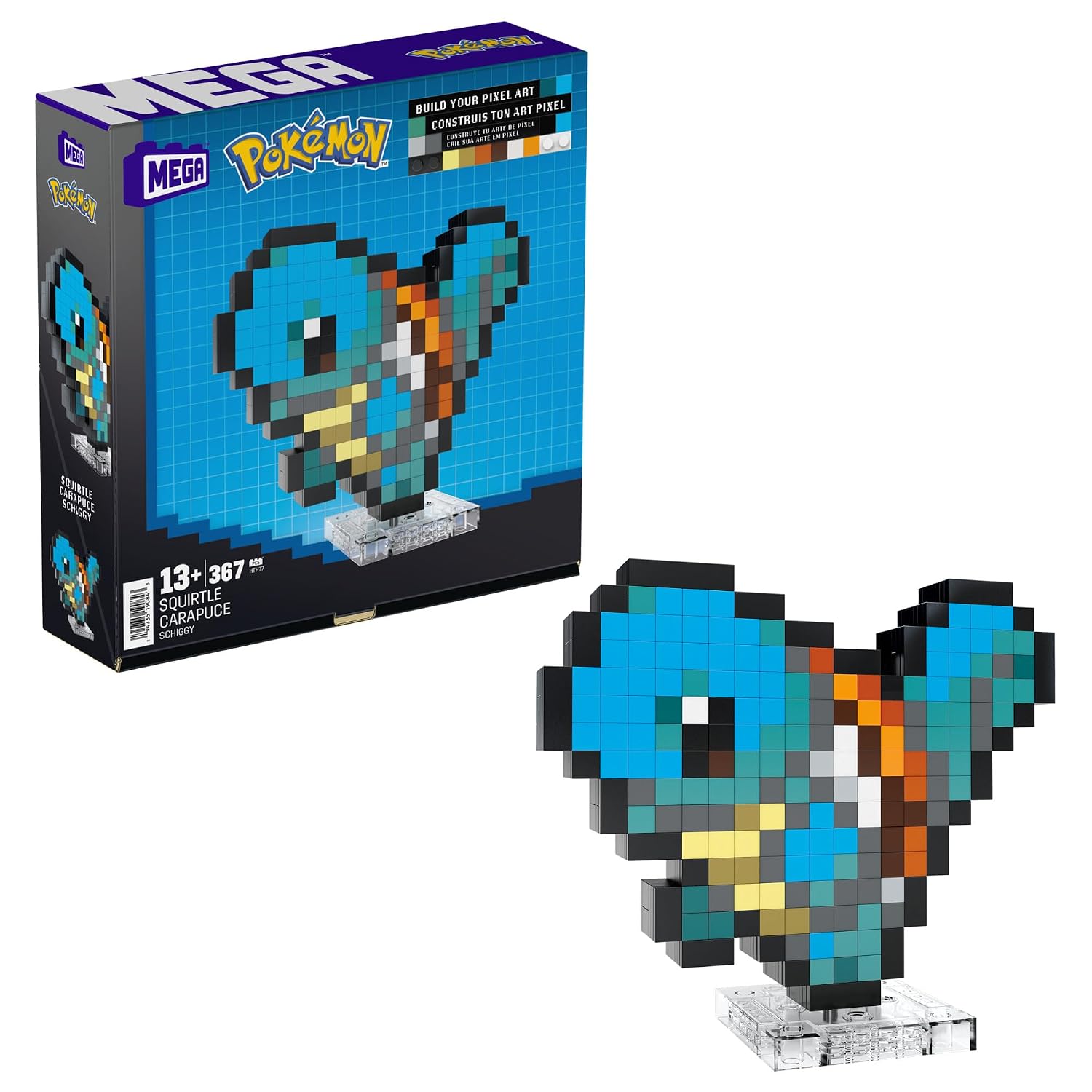 Squirtle (367 piezas) | Mega Construx Pokémon Pixel Art